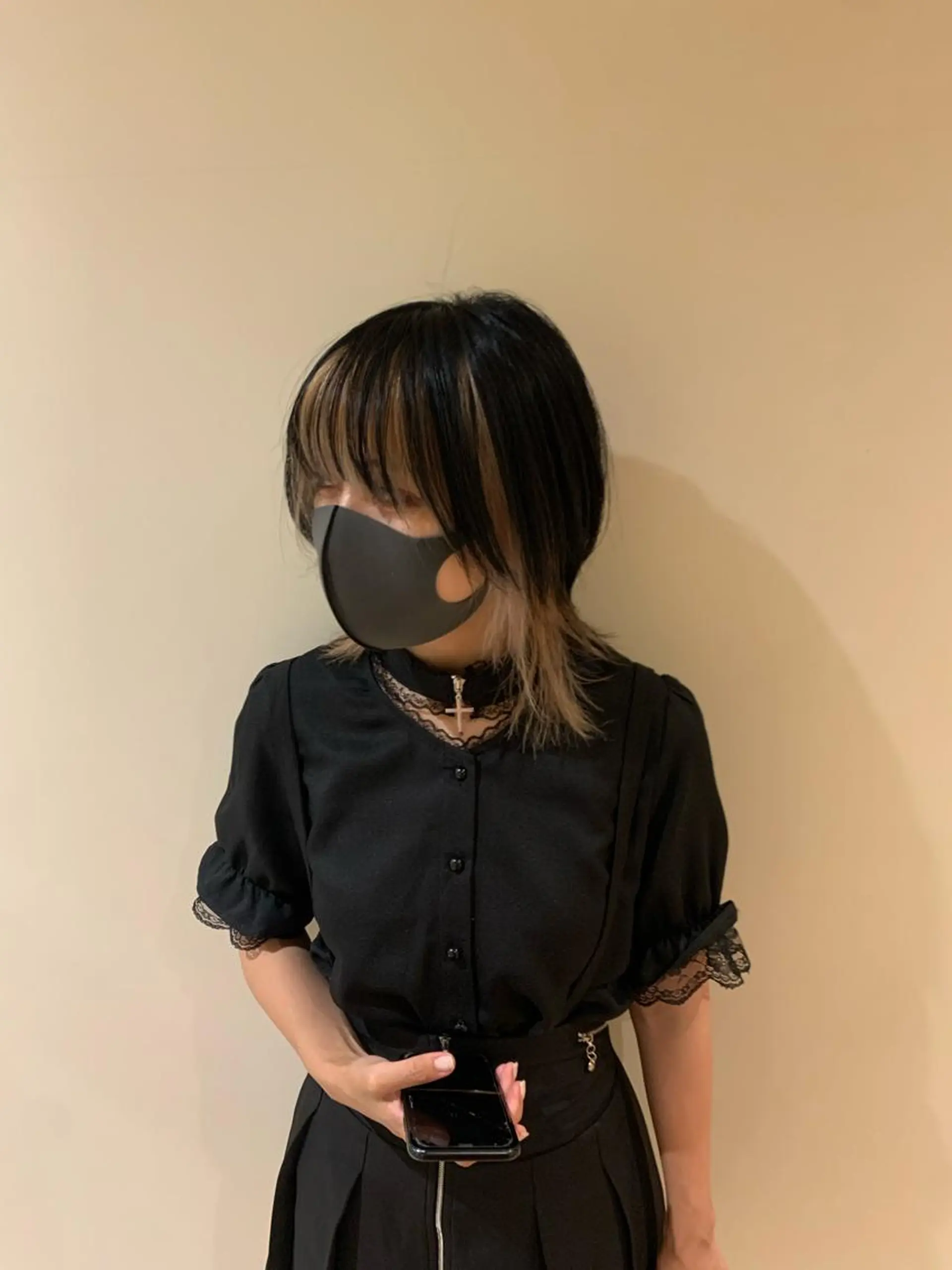 セミロング カラー パーマ ヘアカラー 🎀オイダイラ モモカ🎀のヘアスタイル