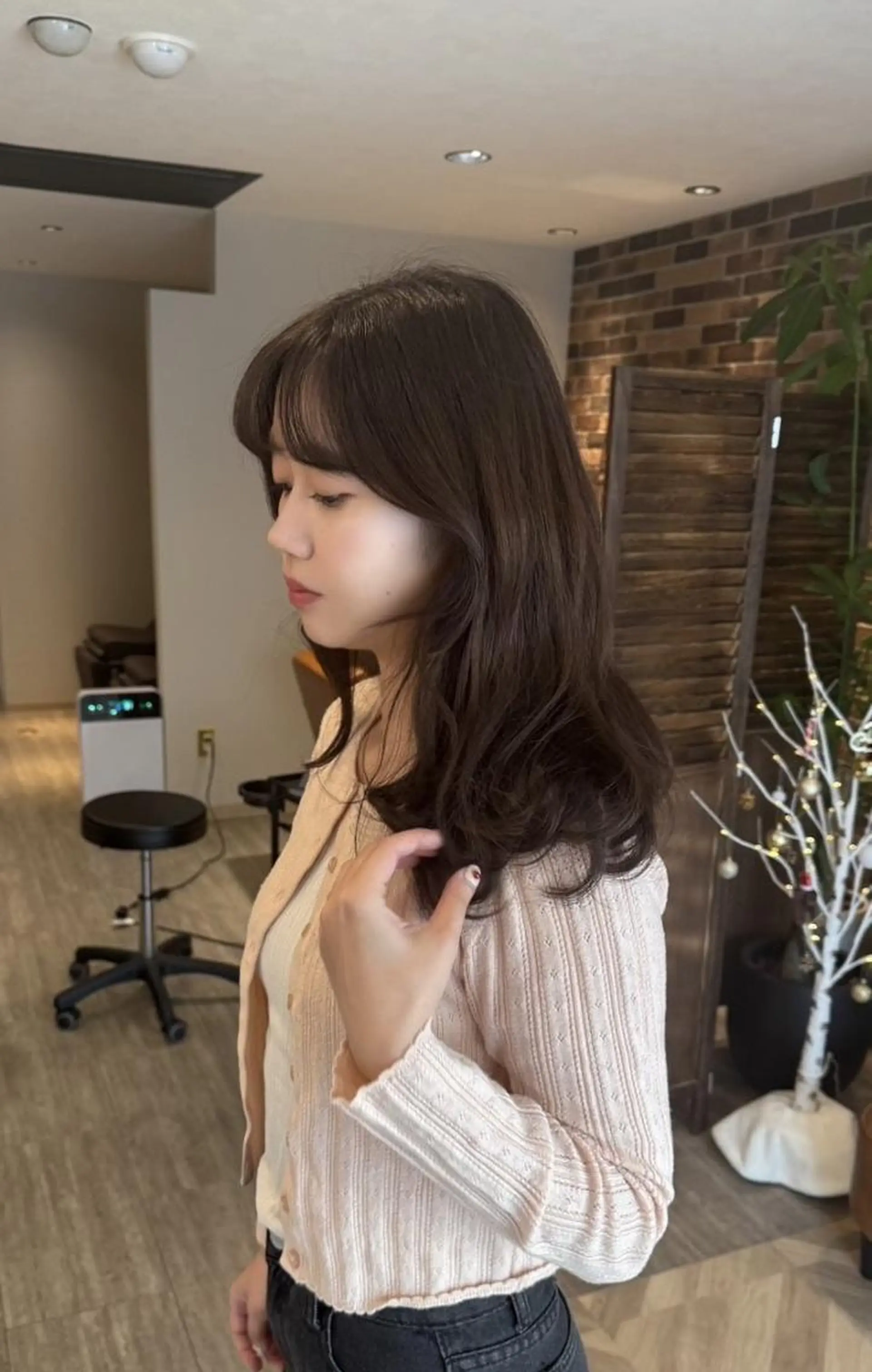セミロング メンズ カラー AROMA awanoのヘアスタイル