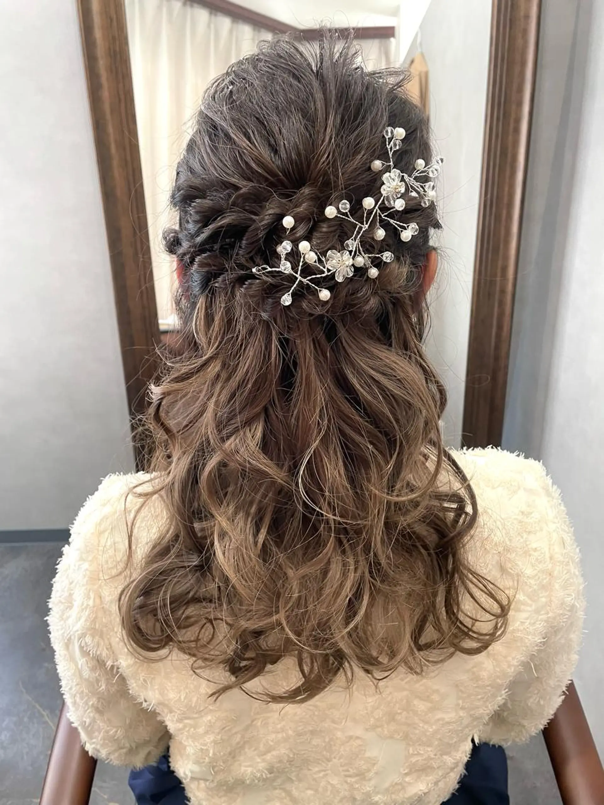 セミロング ヘアセット favietta所属・中村 友美のヘアスタイル