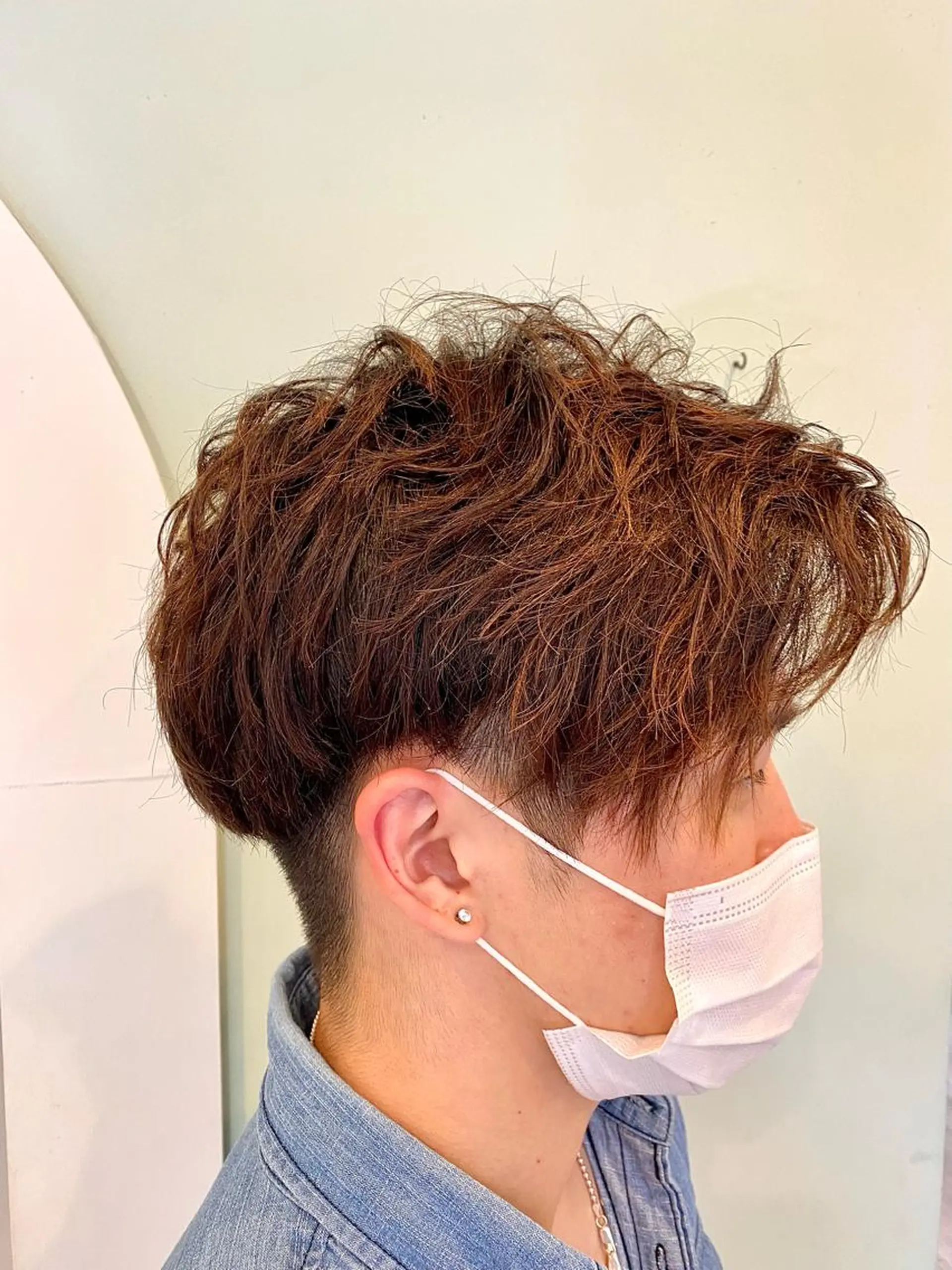 メンズ Calme所属・吉富 陸のヘアスタイル