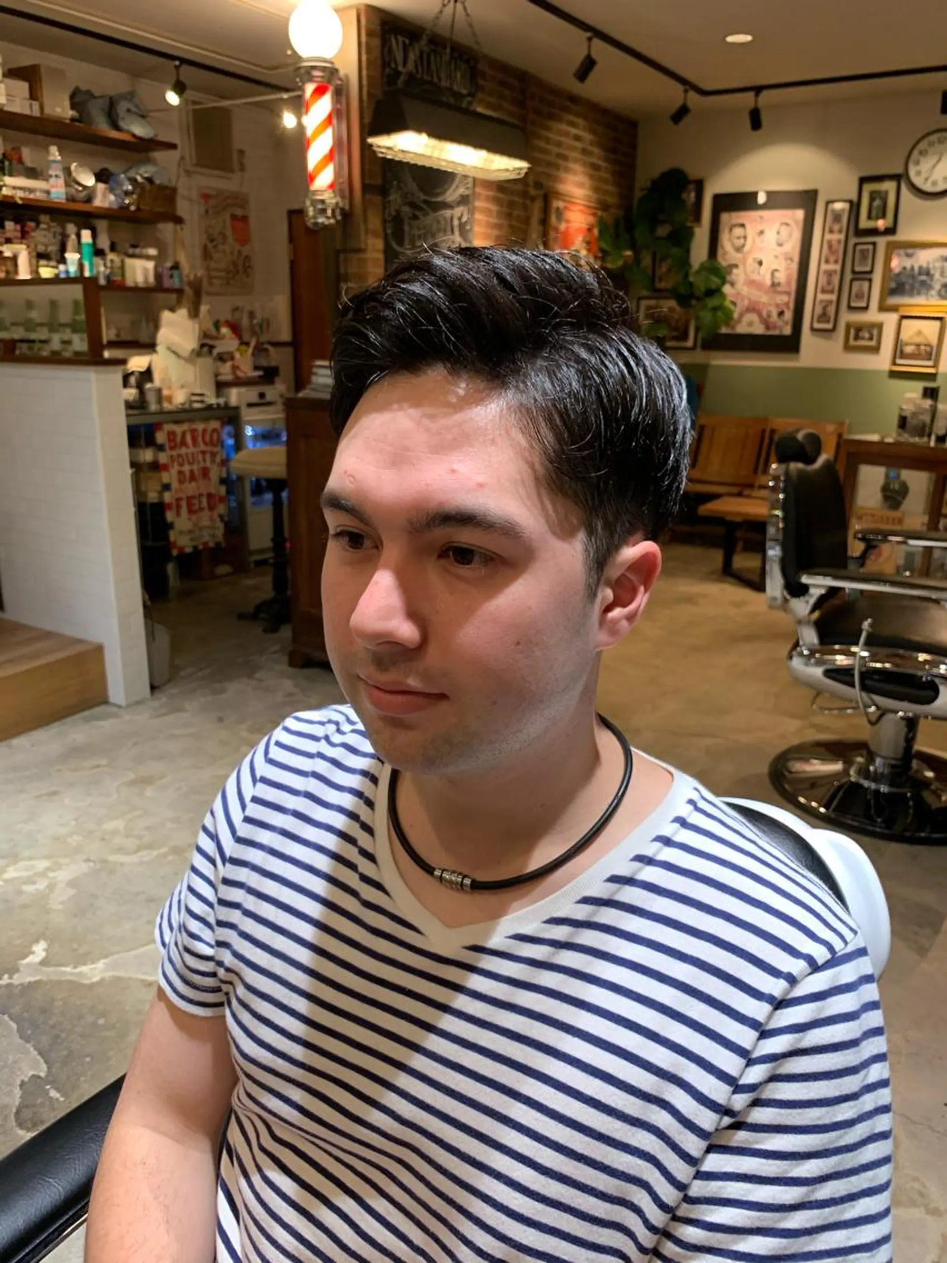 ショート メンズ BARBER SHOP NEW  STANDARD所属・アルガ ダイキのヘアスタイル