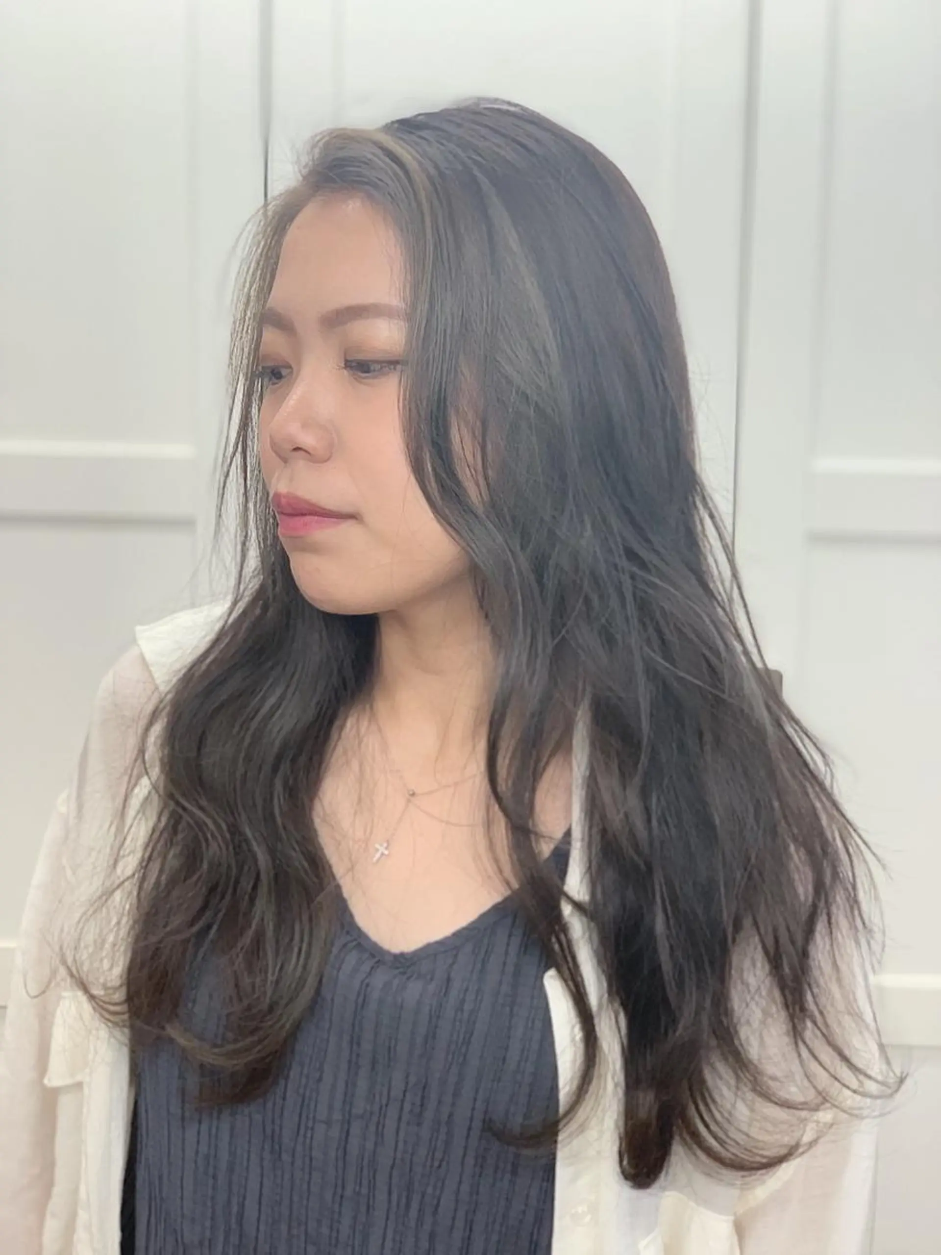 ロング カラー ハットリ /北習志野のヘアスタイル