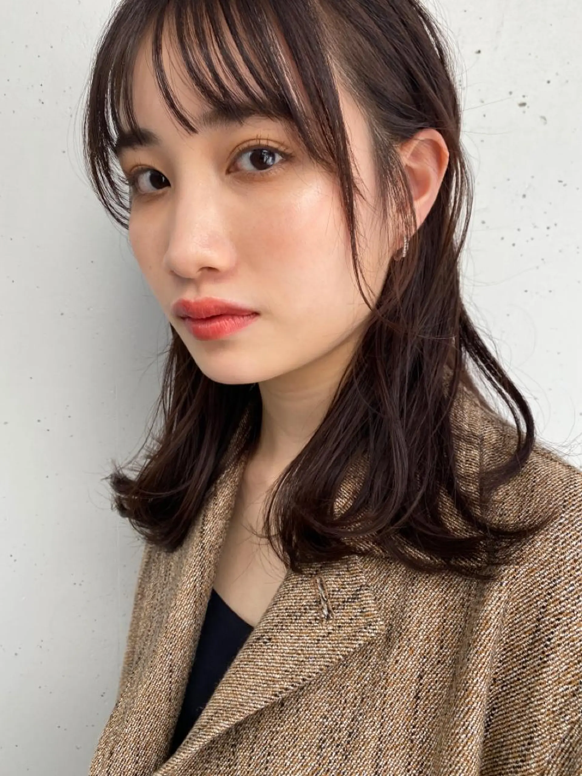 ミディアム カット ヘアカラー トリートメント ボブ / オージュア 🌸Mikuのヘアスタイル