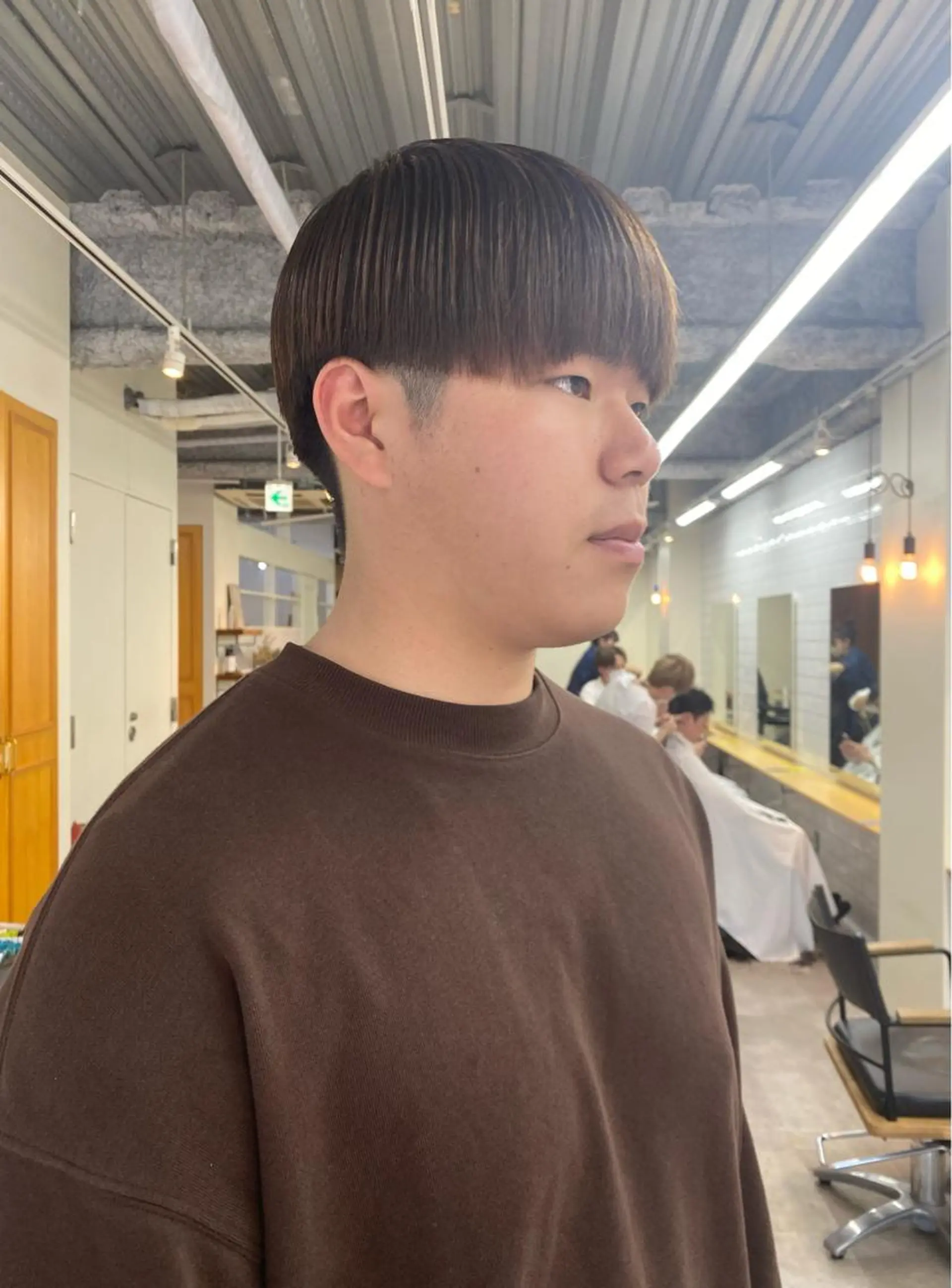 メンズ マッシュ カット トリートメント シャドウパーマ/ 波巻パーマYu-Kiのヘアスタイル