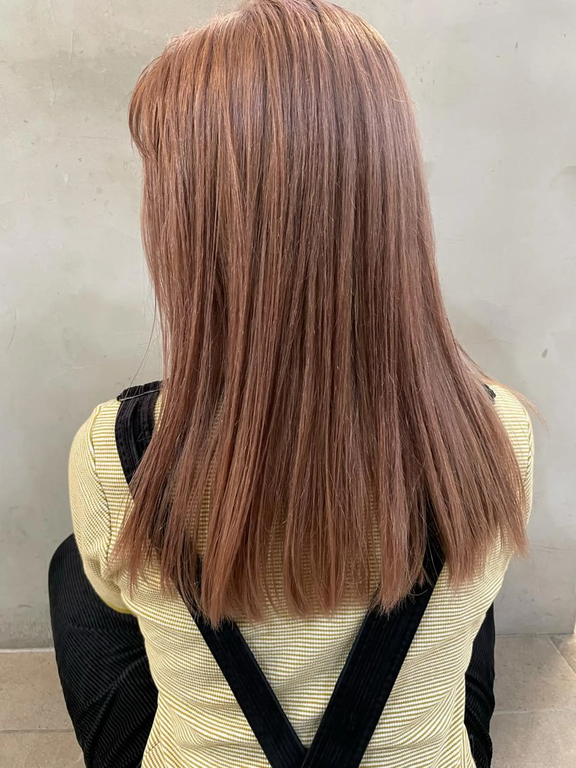 ロング カラー 小顔レイヤー×コンパ クトボブ/林隆平のヘアスタイル