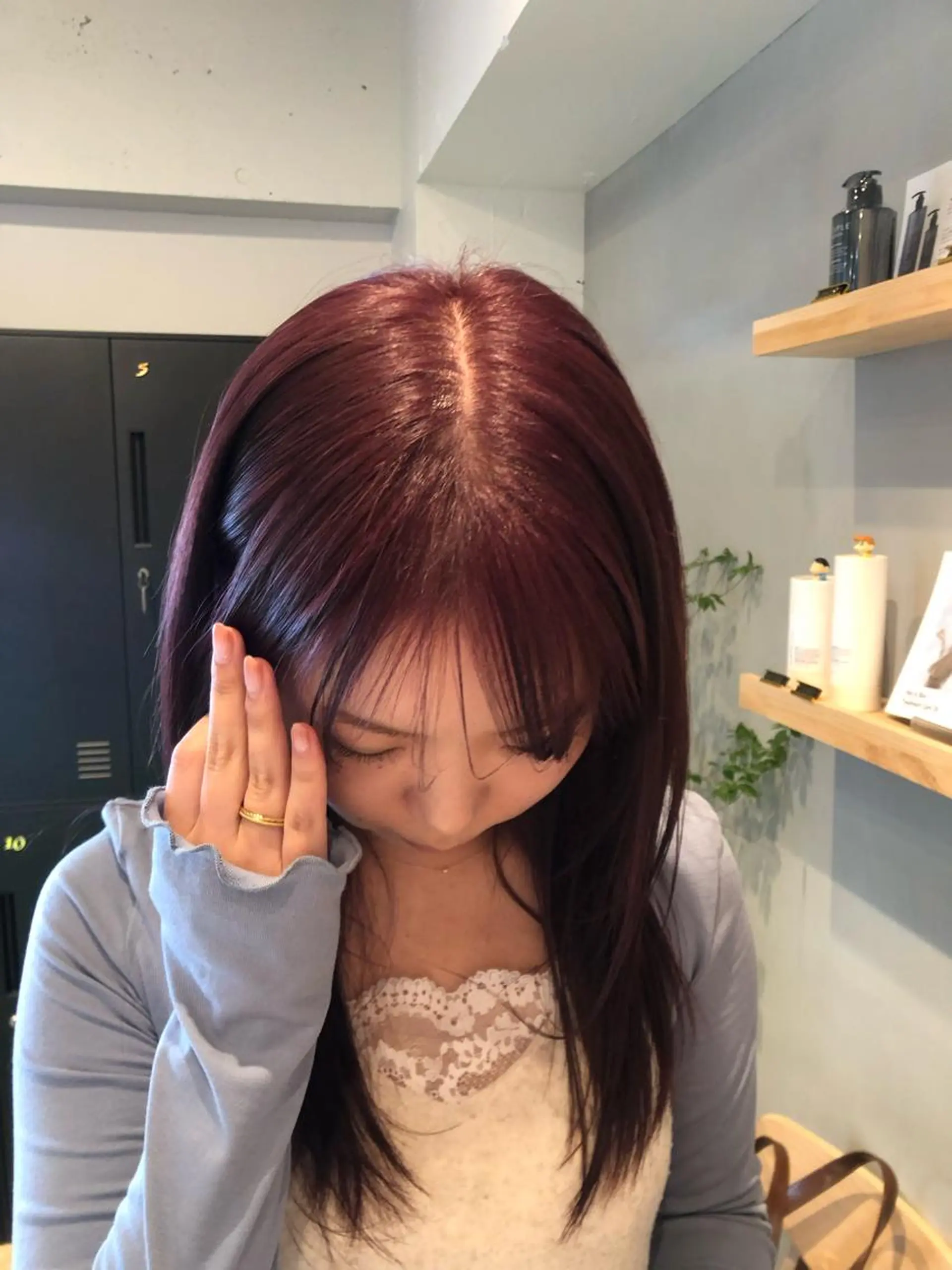 セミロング ヘアカラー トレンドメンズヘア/ 似合わせヘア/ショウのヘアスタイル