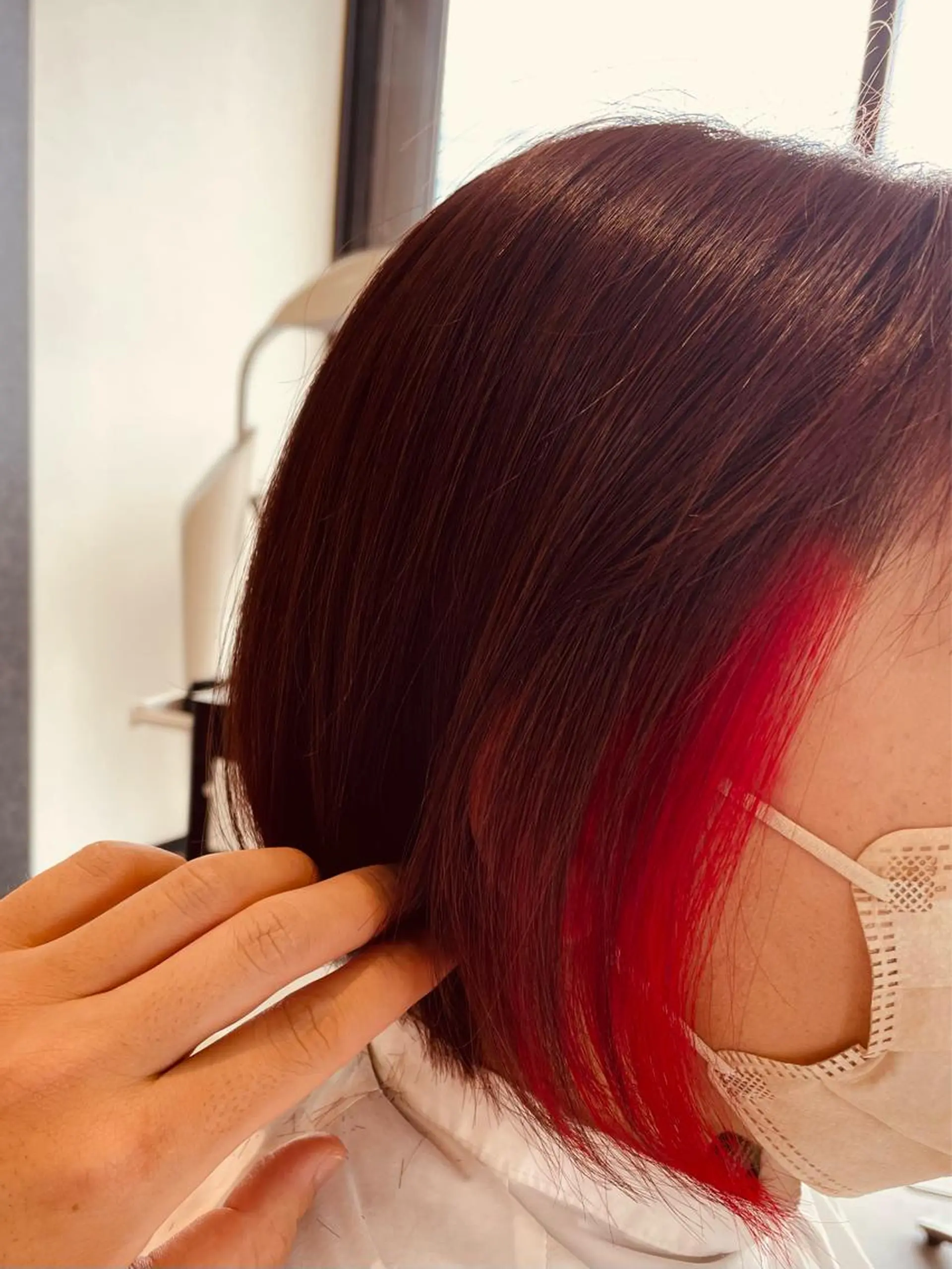 ショート カラー レッドカラー ✨三澤 舜✨のヘアスタイル