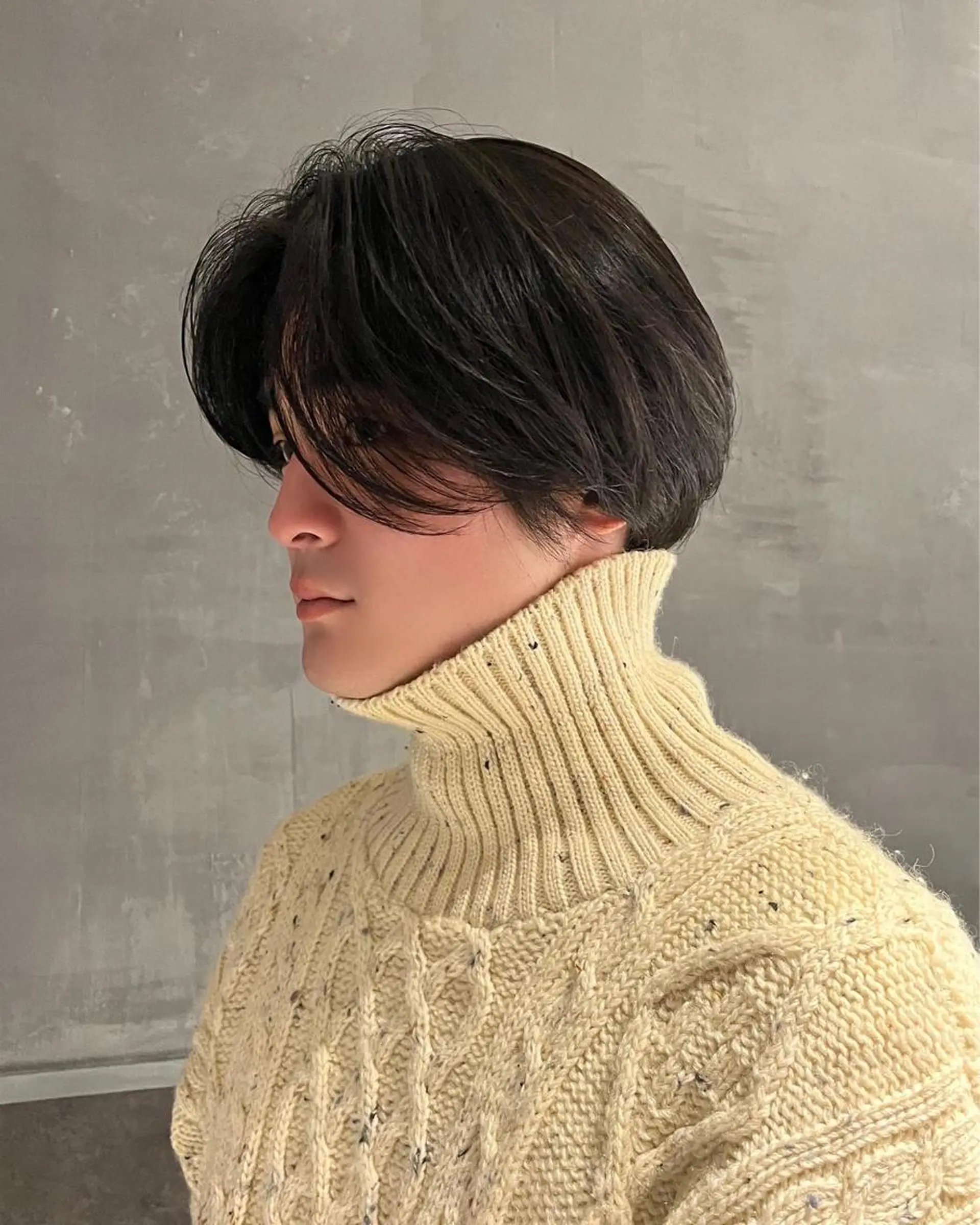 ショート メンズ トリートメント Vicky オリーブ メンズカジュアルのヘアスタイル