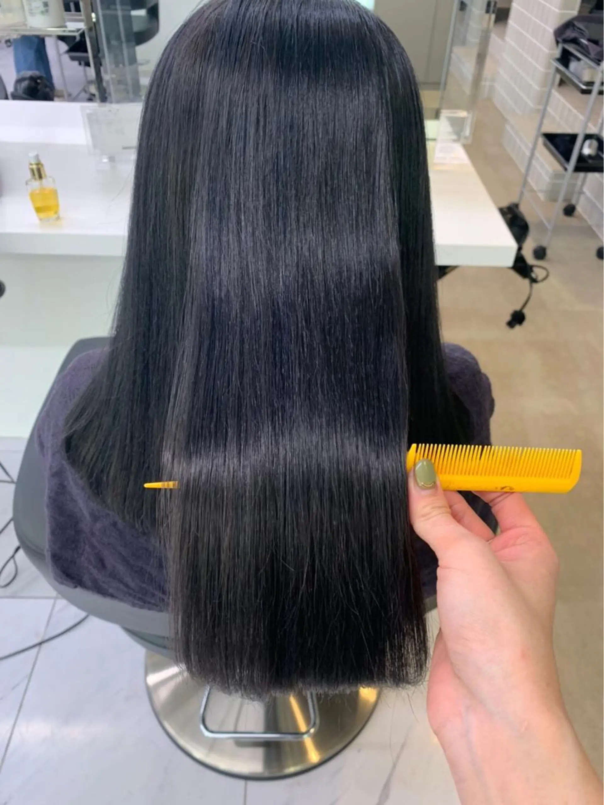 ロング 韓国/トレンド レイヤー【101】のヘアスタイル