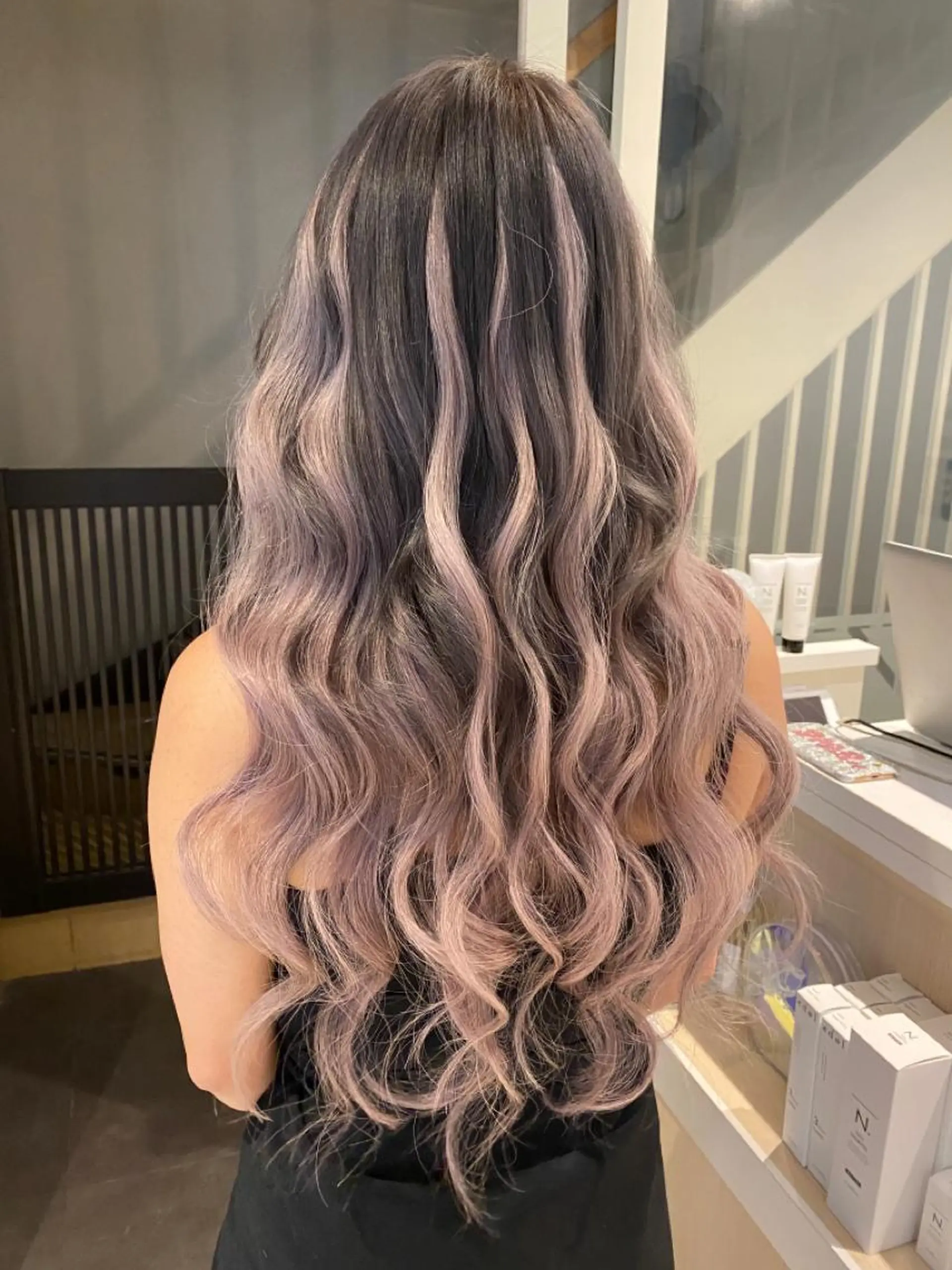 ロング カラー ヘアカラー エクステ 🌈評価No.1🌈 艶髪カラー❌エクステのヘアスタイル