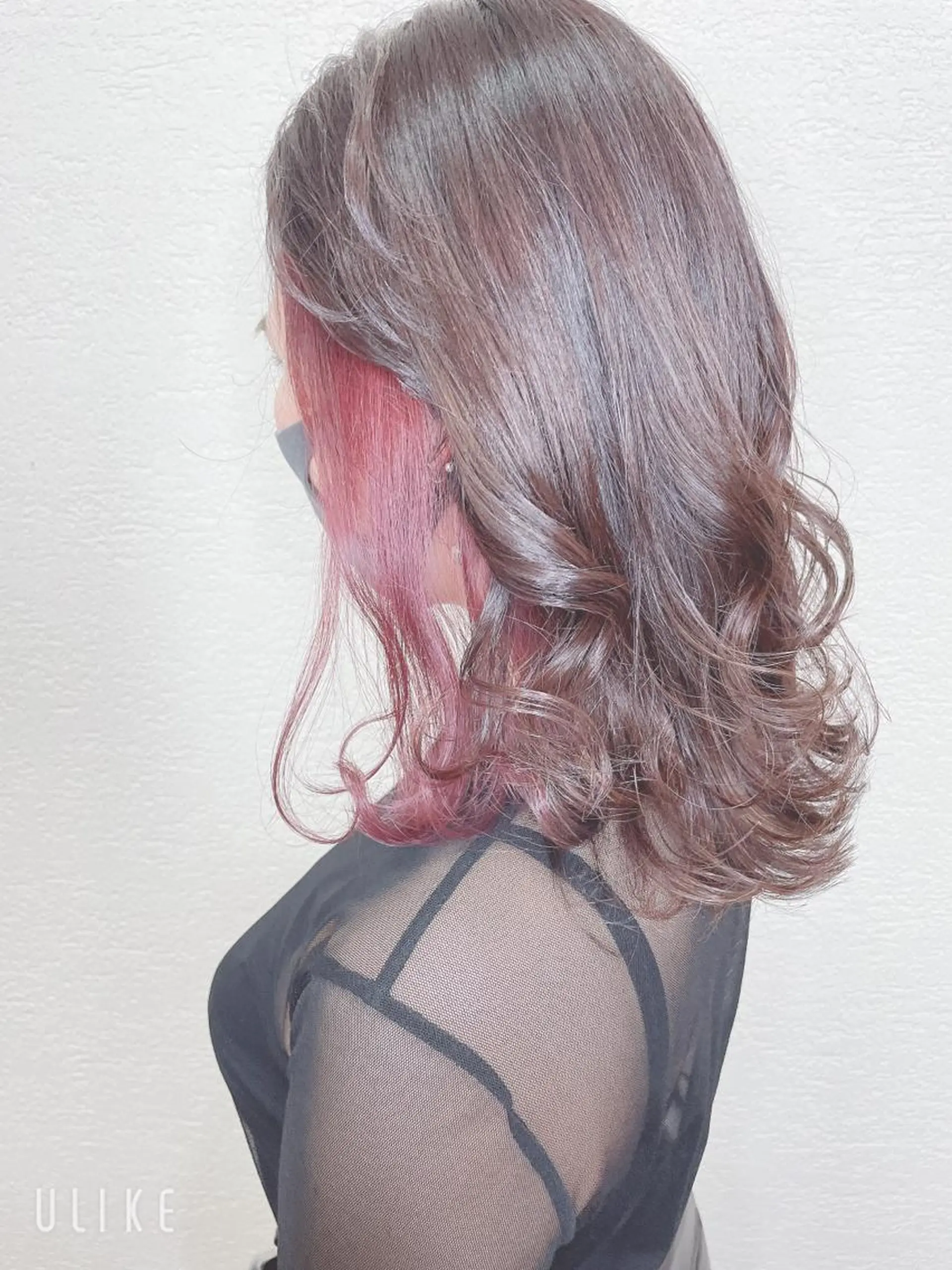 ロング カラー カシス カット ヘアカラー ❣️モードケイズ塚口 和田一将のヘアスタイル