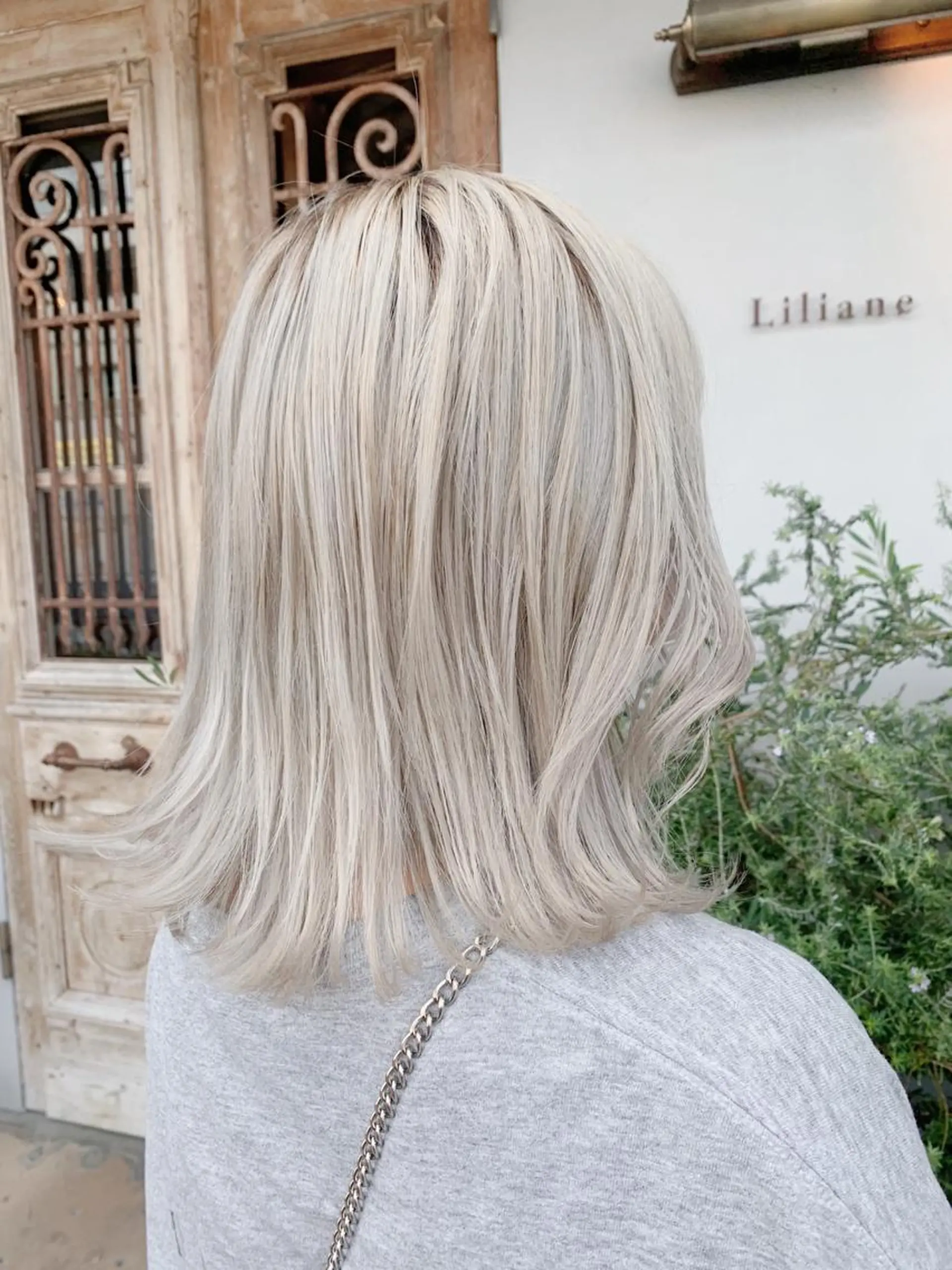 ミディアム カラー 藤井 美歩/赤髪のヘアスタイル