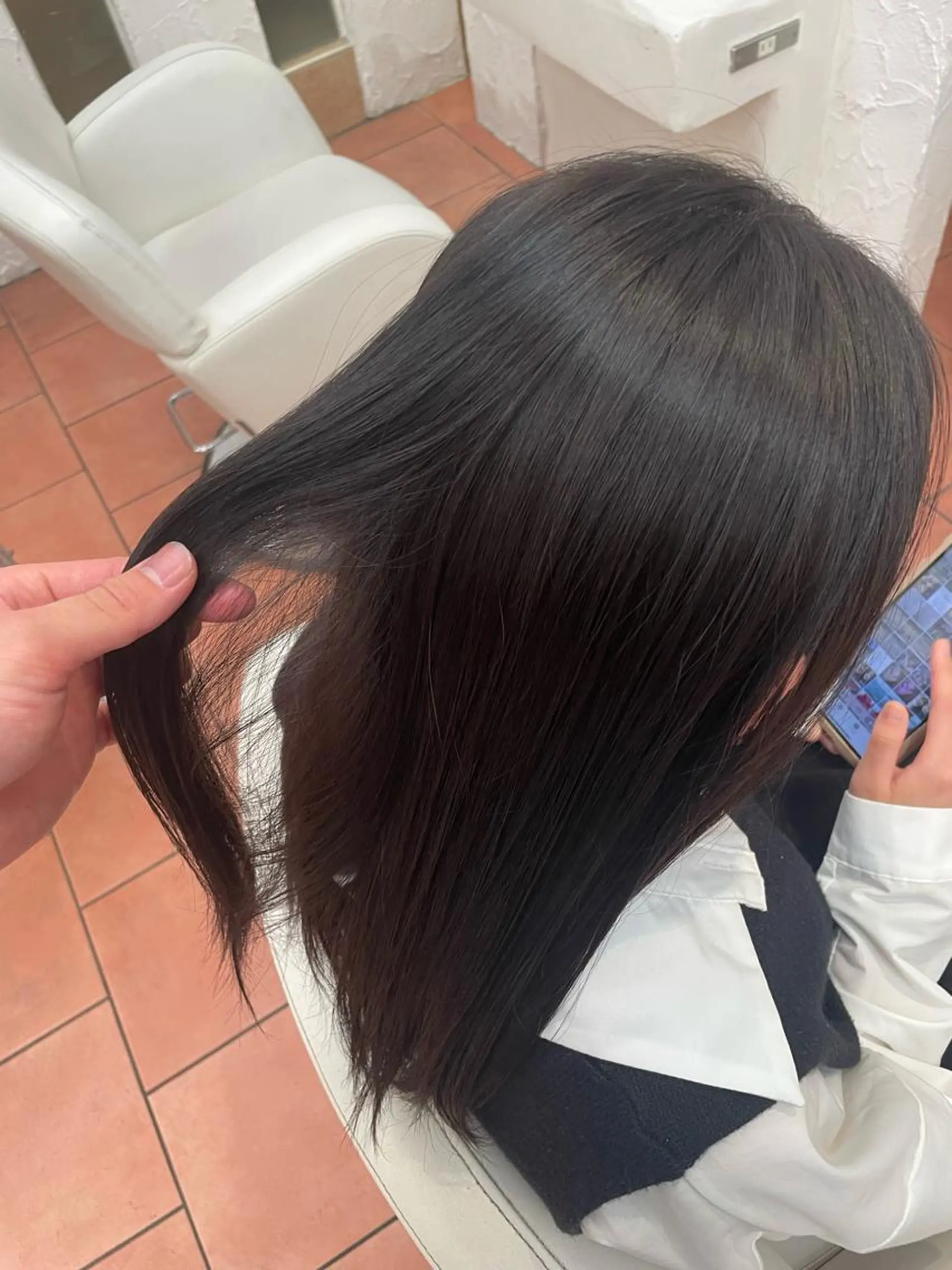 ロング カラー ブラウンカラー 三澤 廉のヘアスタイル