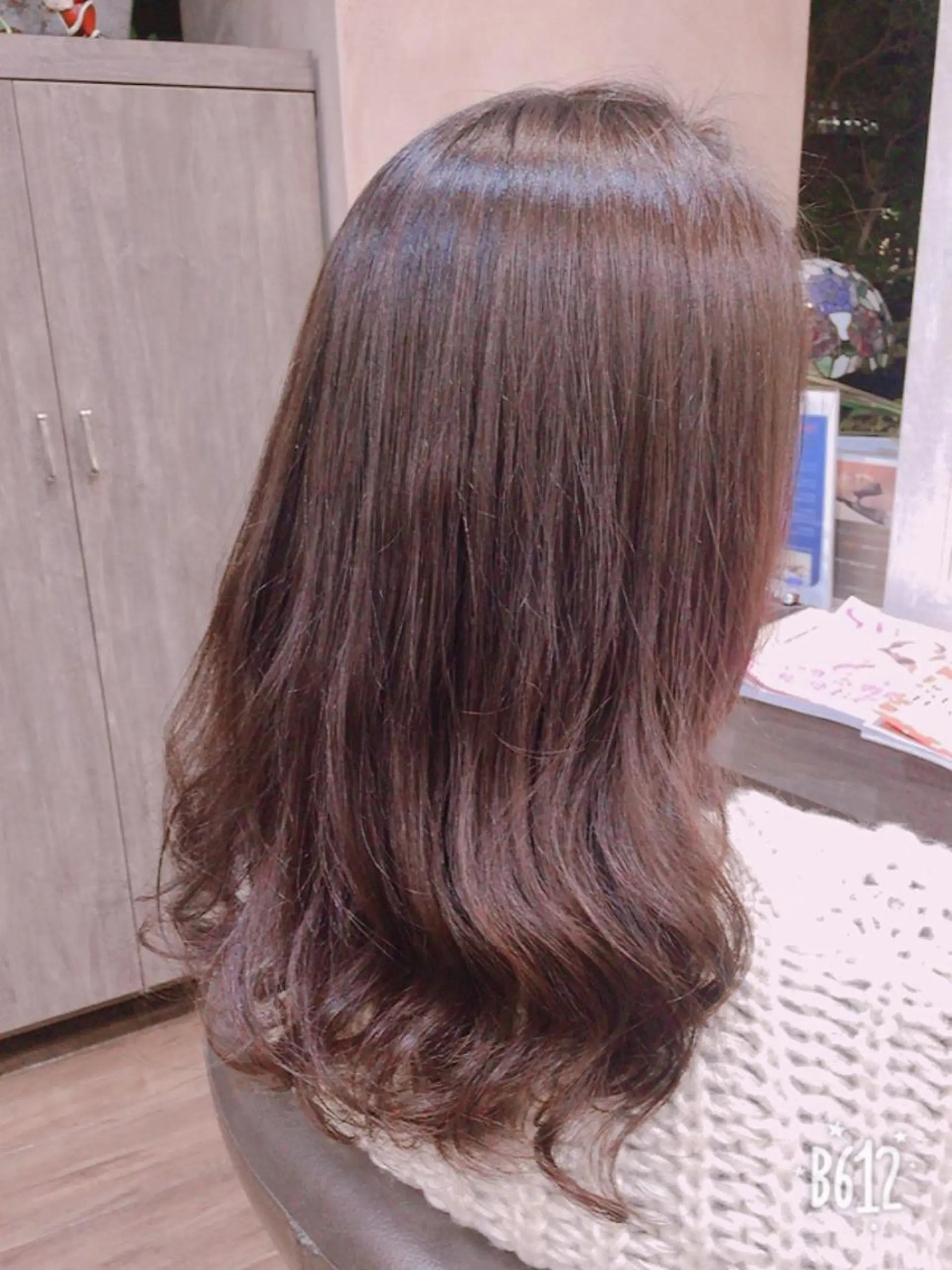 ロング カラー パーマ ecru🕊️堀内 眞帆のヘアスタイル