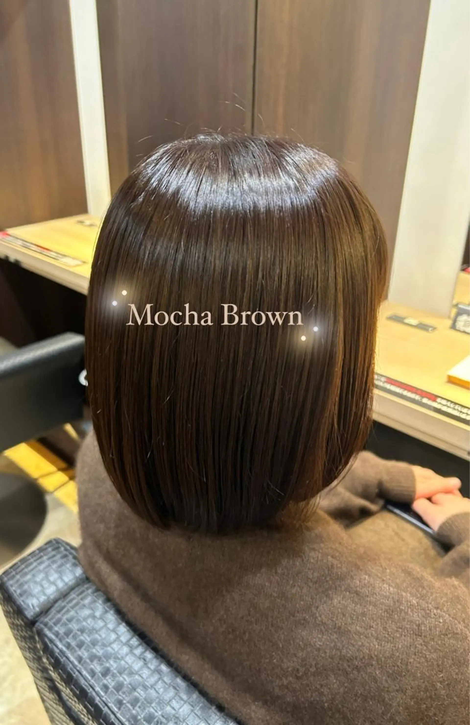 カラー ベージュカラー モカベージュ ⭐️似合わせアップ ⭐️並木奏絵のヘアスタイル