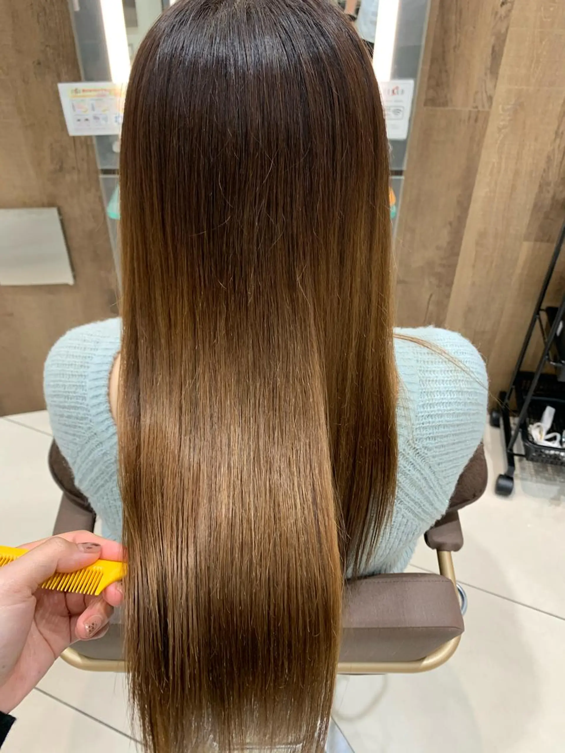 ロング ロング 美髪×縮毛矯正 水上真由美😘のヘアスタイル