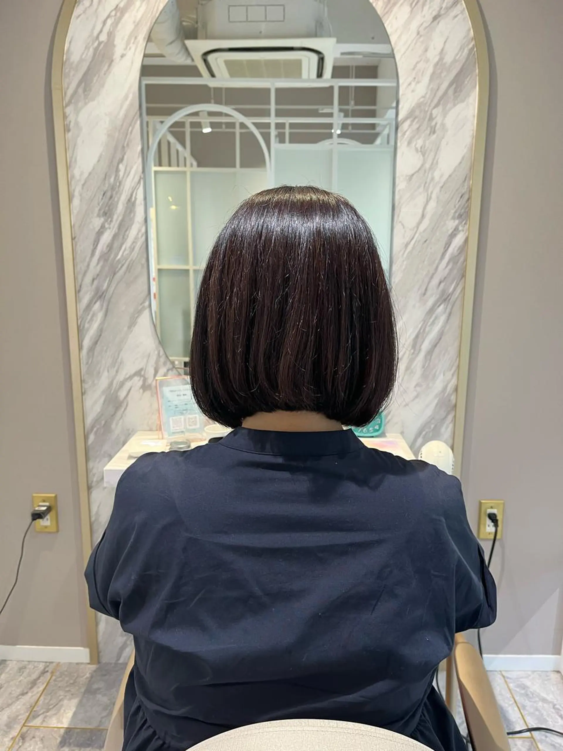 ショート カラー カット ヘッドスパ 艶ボブ🌼 MAHOのヘアスタイル