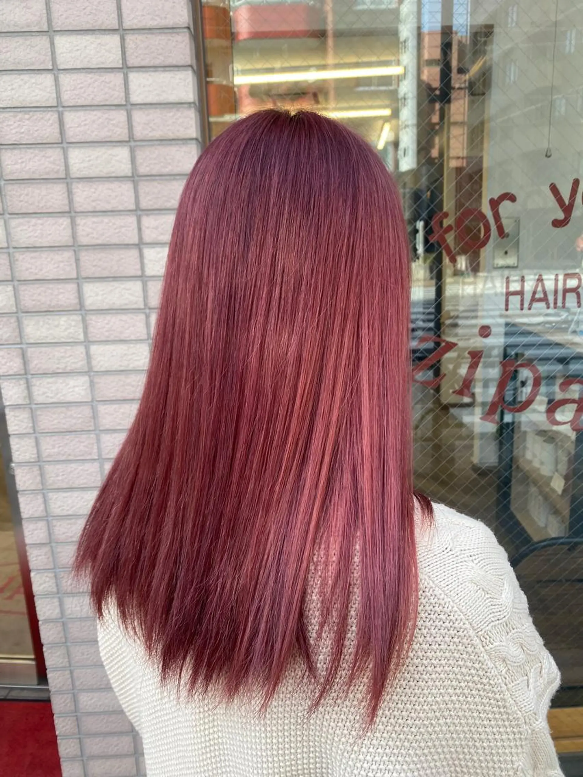 ロング カラー ピンクカラー ️🫧押上️🫧はな 🫧まとまるショートのヘアスタイル