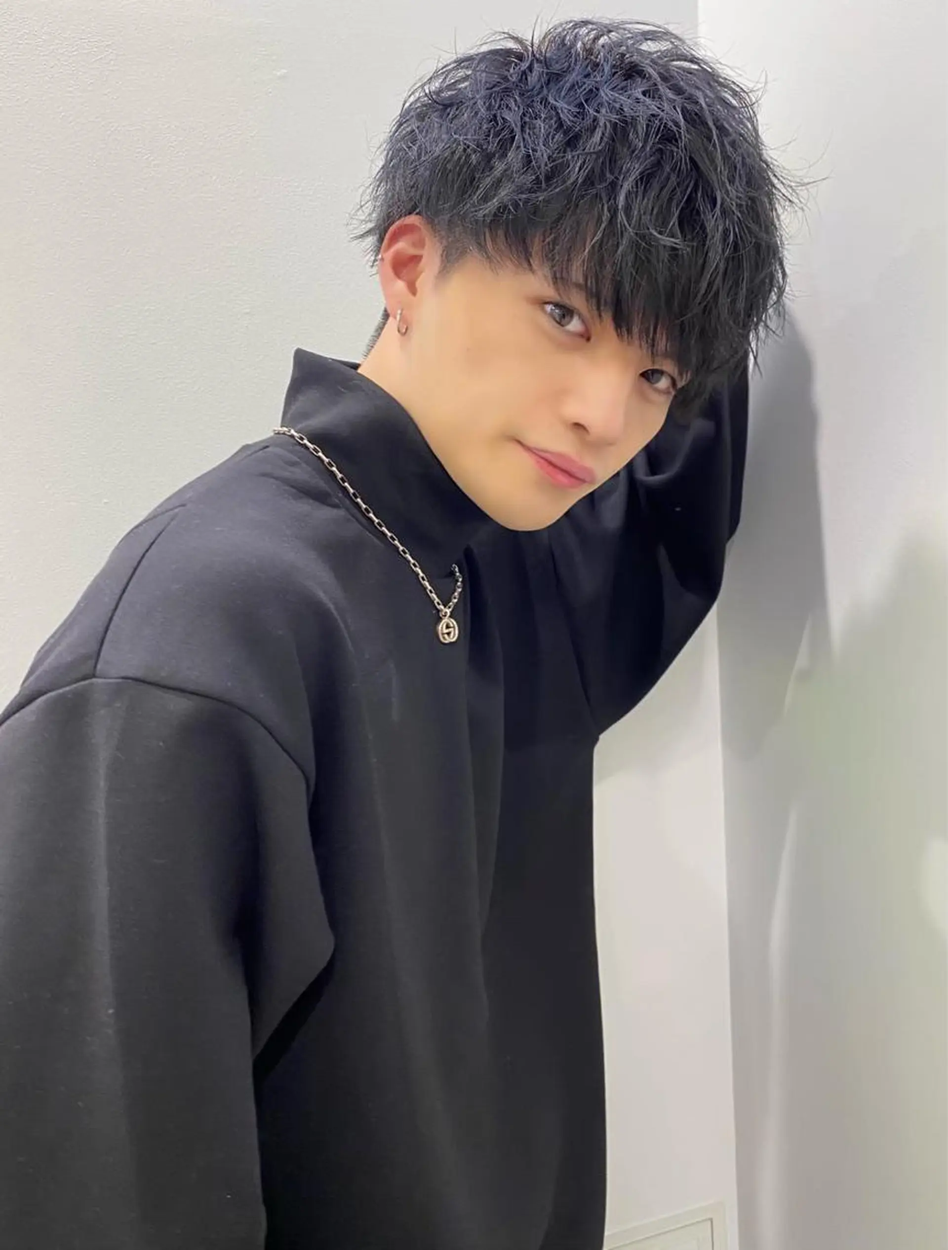 パーマ メンズ 大人っぽ♡上品な暖色 ♡ブリーチなし♡のヘアスタイル