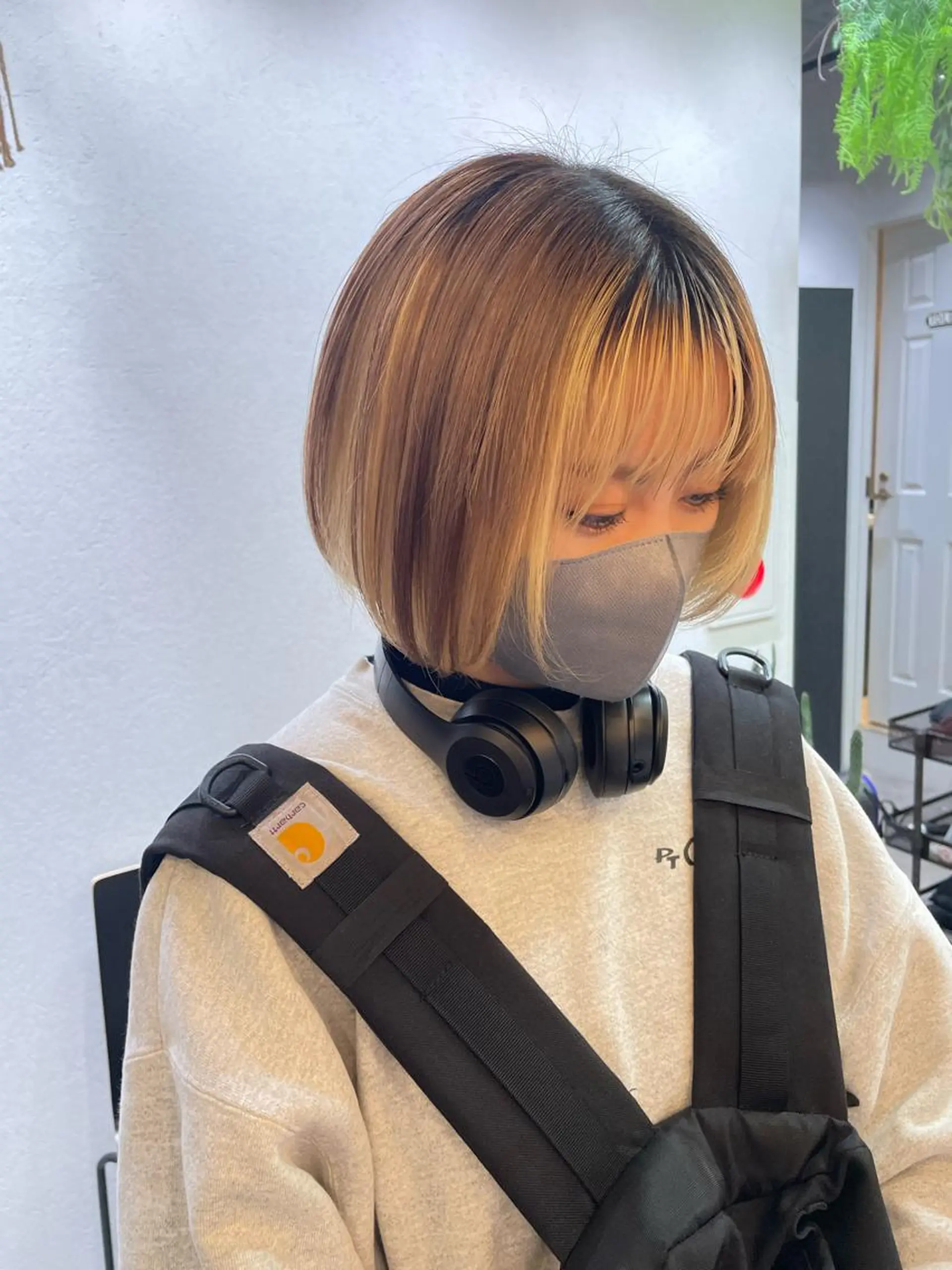 ショート カラー ヘアカラー ブリーチ/ハイトーン 🌏💊RAINEのヘアスタイル