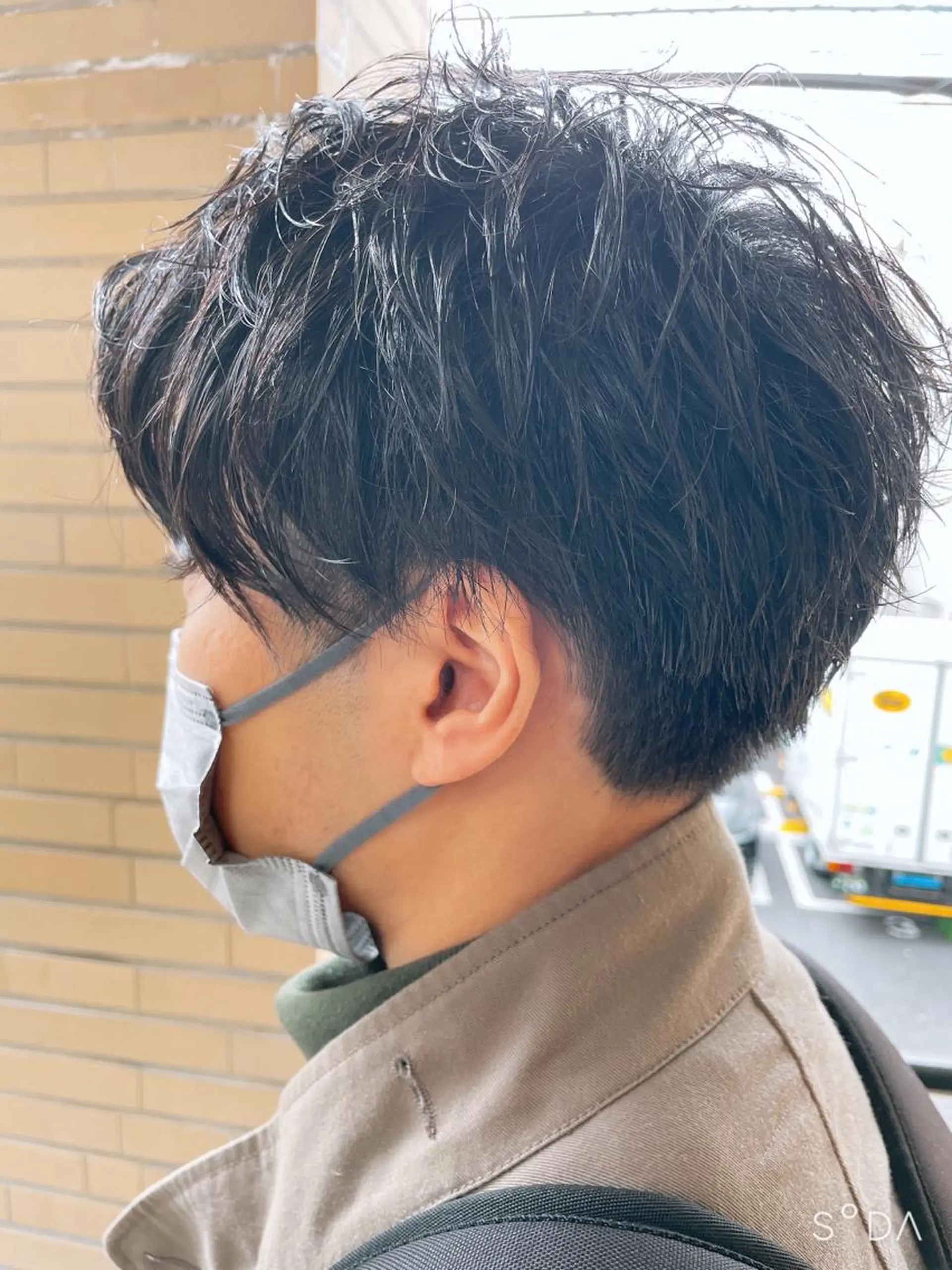 ショート ツイストパーマ カット パーマ こすげひろと カラー講師のヘアスタイル