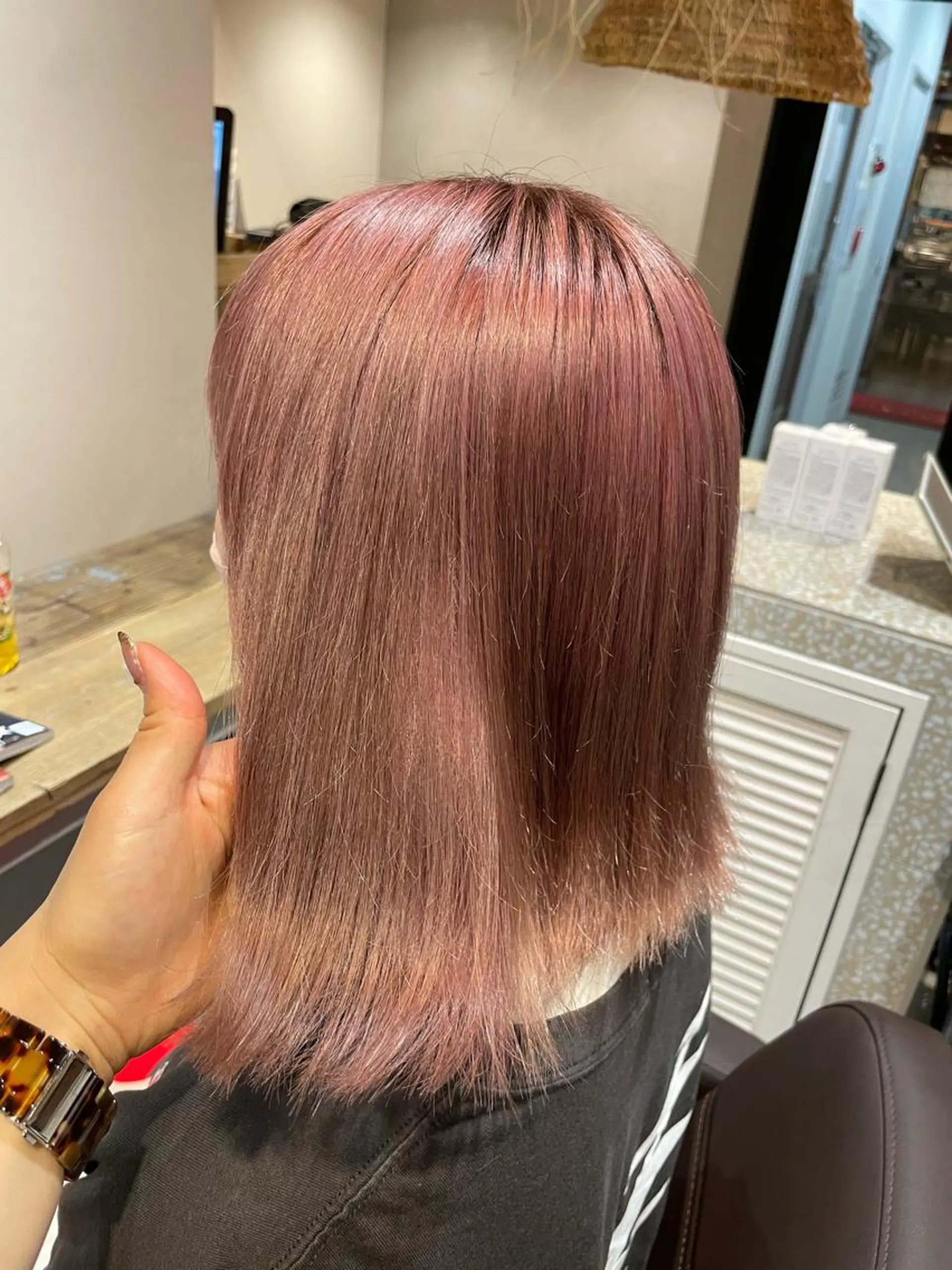 ミディアム カラー ブリーチ カット ヘアカラー トリートメント 💐パーソナルカラー /市橋加菜💐のヘアスタイル
