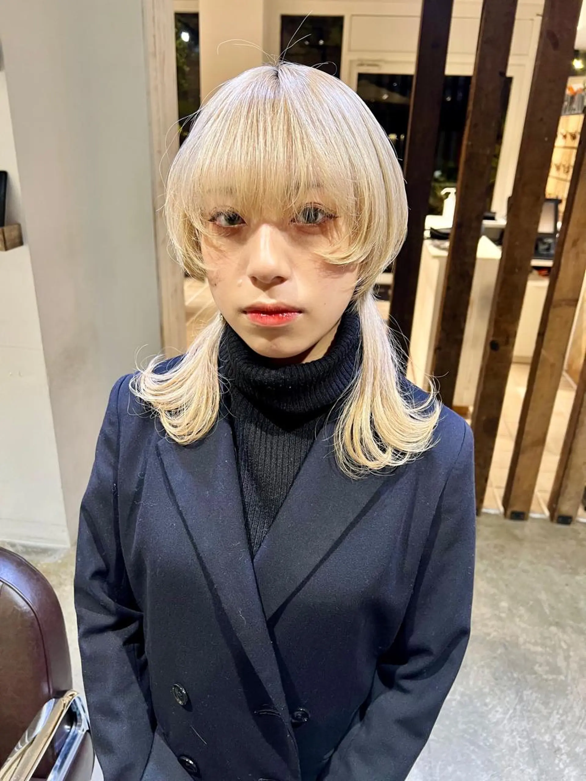 ミディアム 【ロングウルフカット 姫カット】伊藤裕哉のヘアスタイル