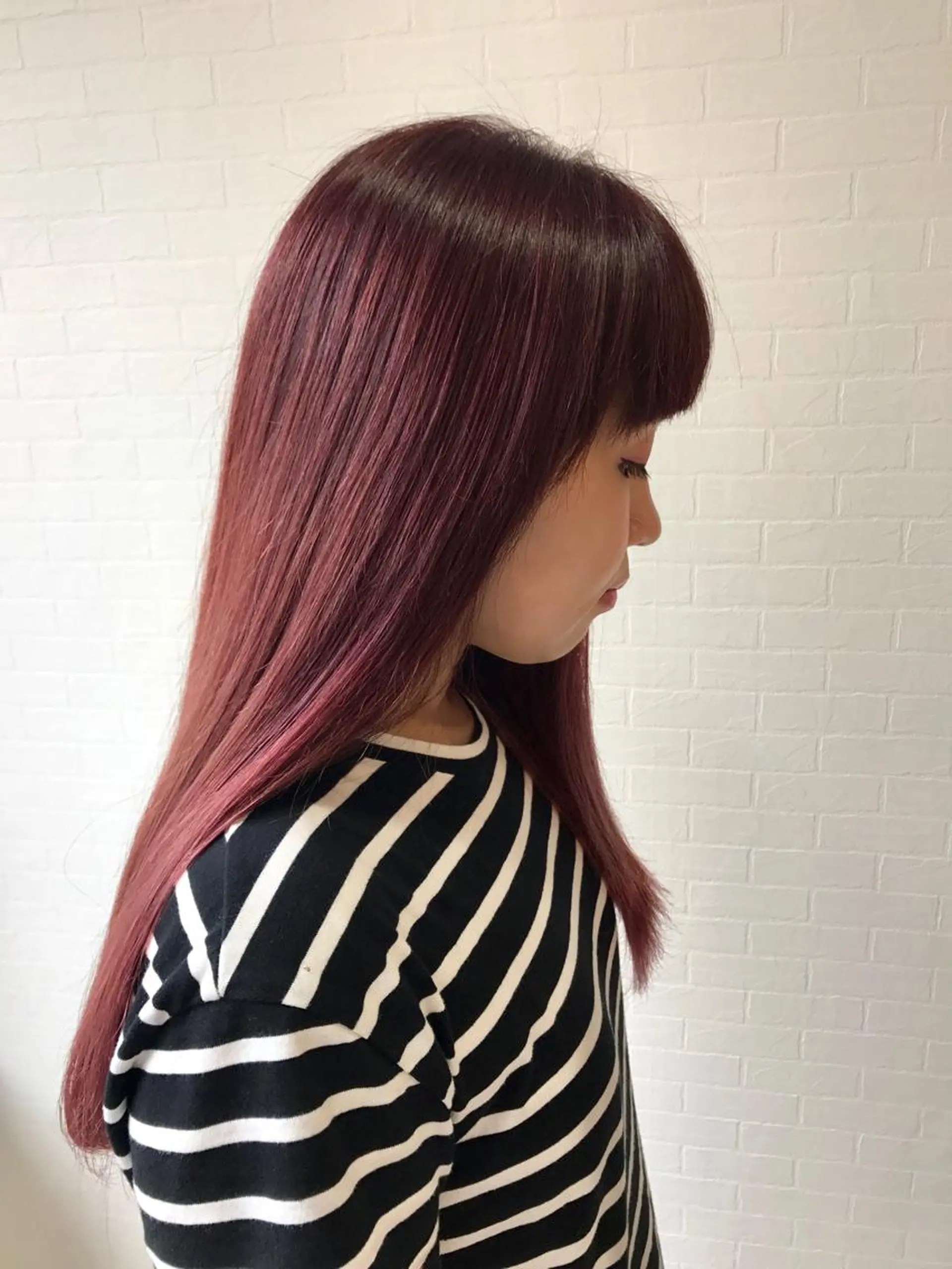 カラー ダブルカラー ピンクカラー カット ヘアカラー トリートメント 💜ツヤヘアケア🩷 サトウシュンスケのヘアスタイル