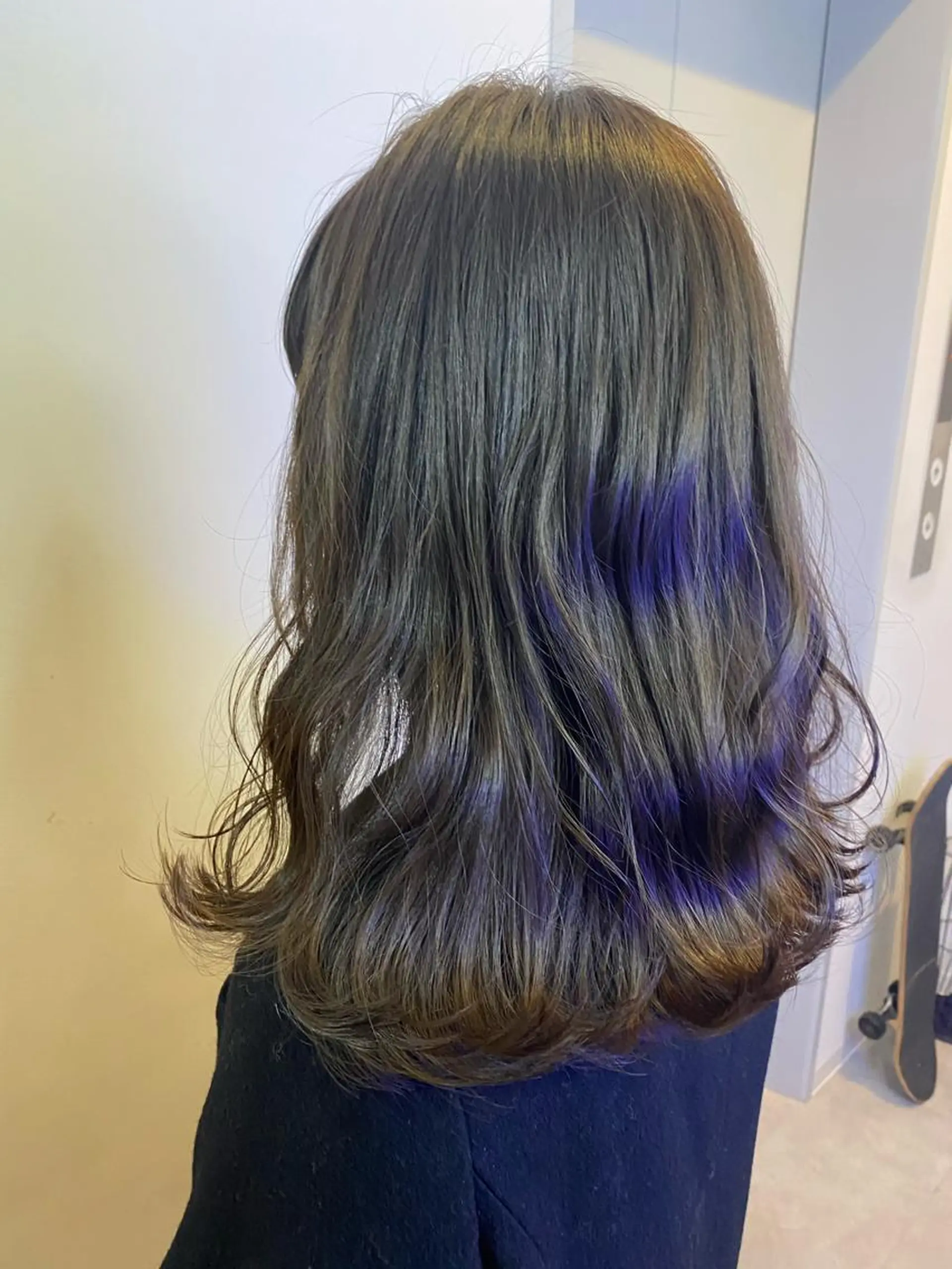 ミディアム カラー グレージュ カット ヘアカラー トリートメント scene.池袋所属・scene. haraのヘアスタイル