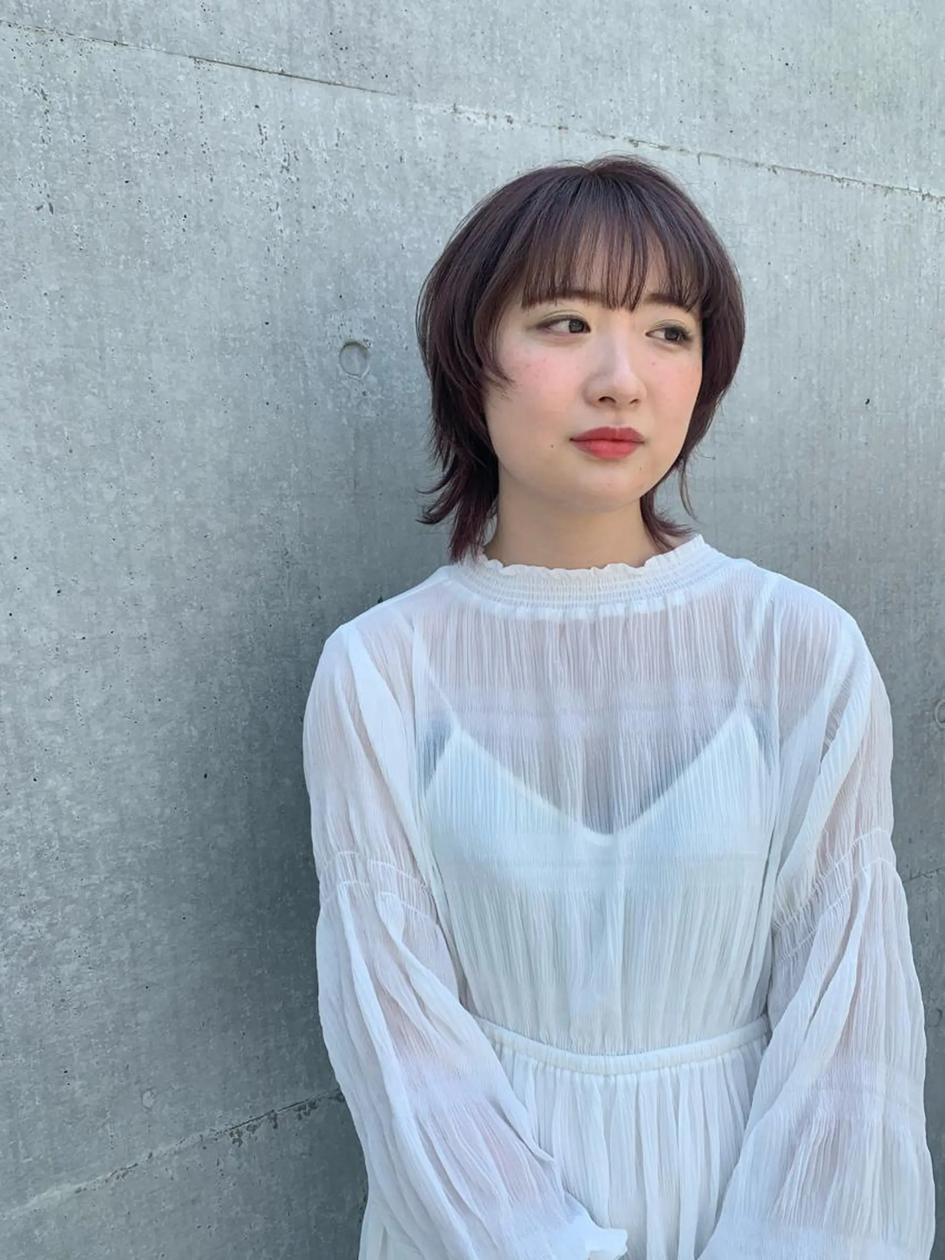 ショート ウルフカット えんどう みほのヘアスタイル