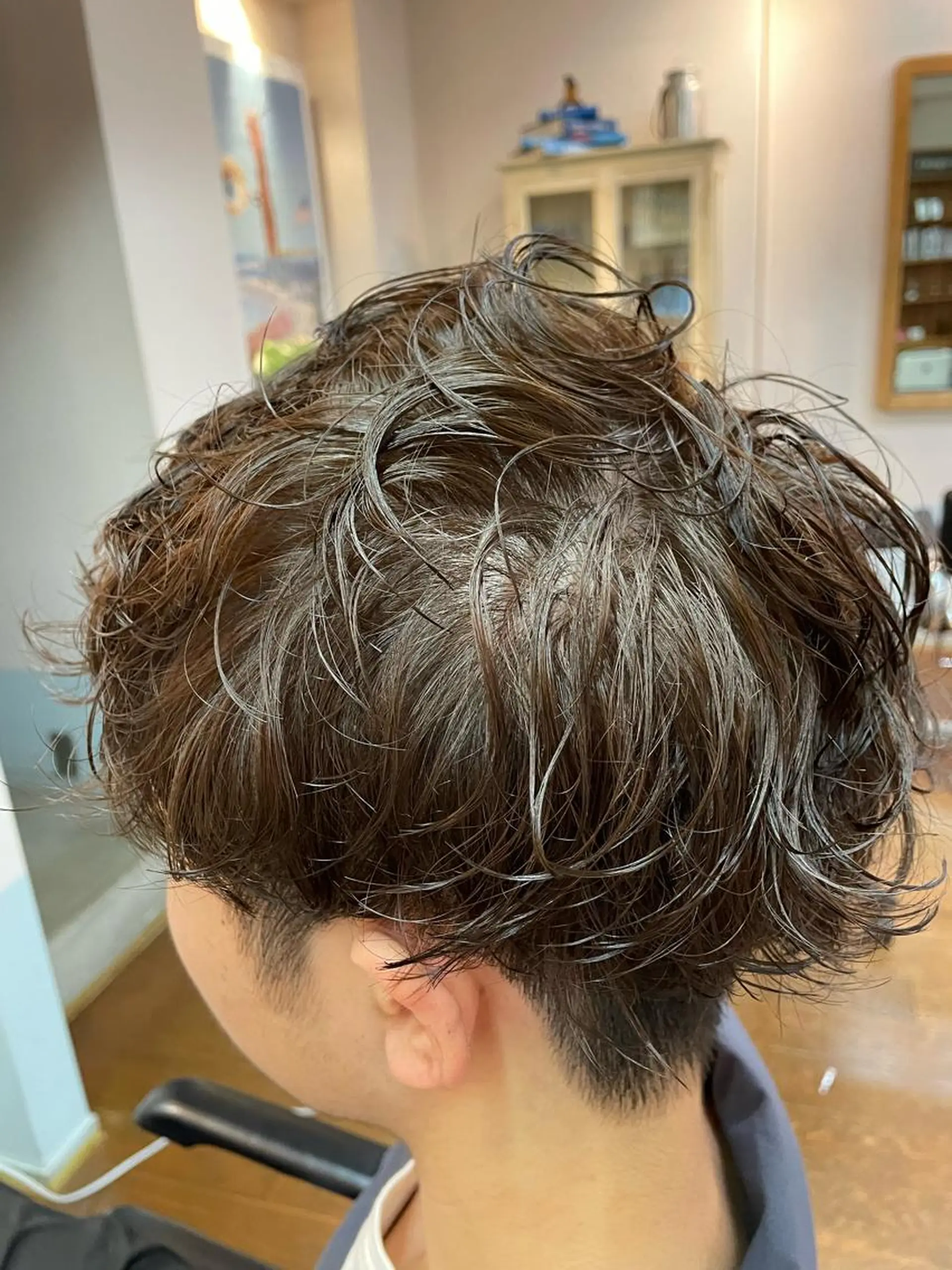 ショート アッシュ ショートヘア Land.所属・【透明感ツヤカラー】 三浦寛之のヘアスタイル