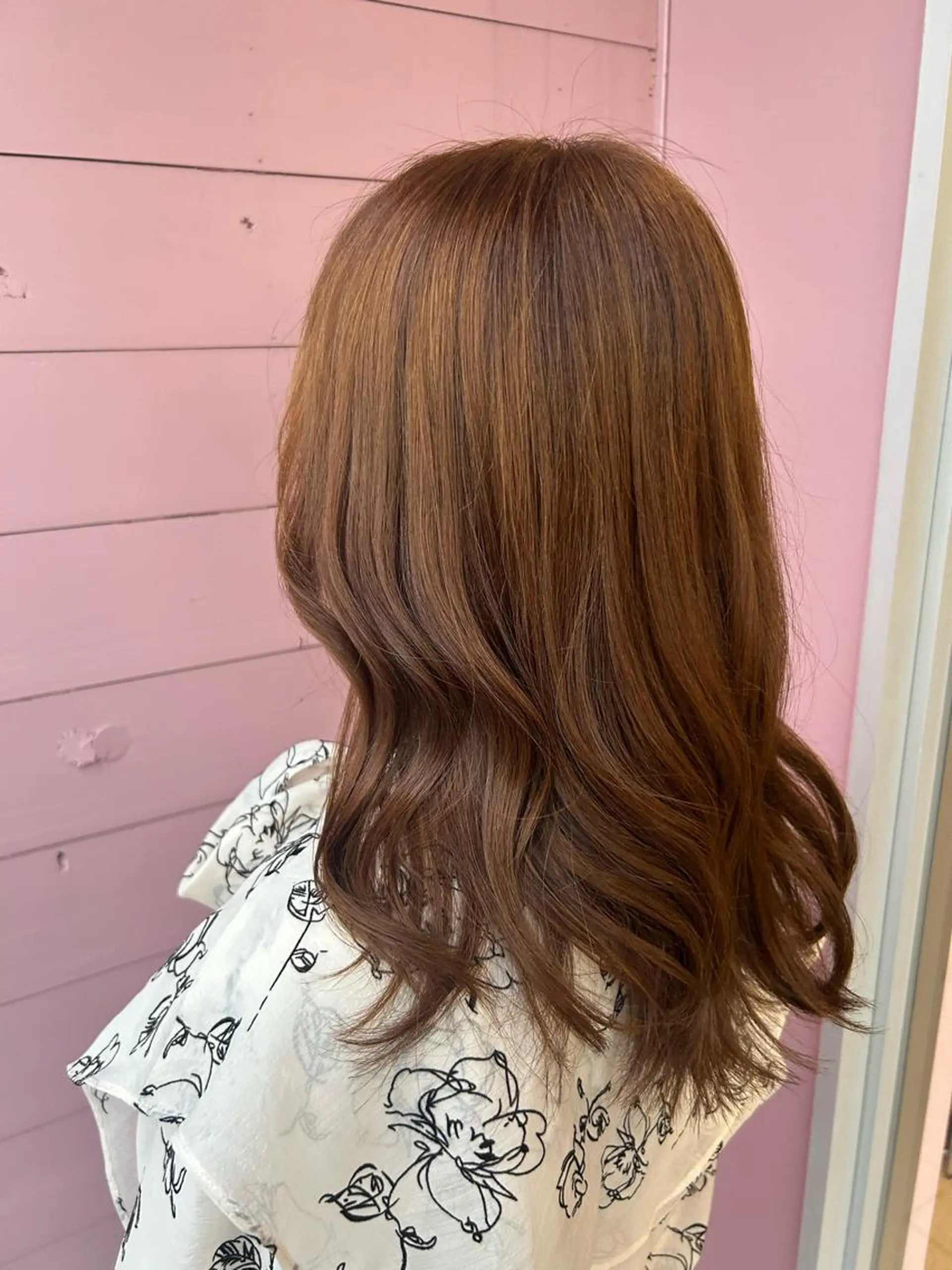 ロング カラー バレイヤージュ ブリーチ ケアブリーチ 透明感カラー デザインカラー カット ヘアカラー トリートメント 💙ルル💙 ハイトーン/レイヤーのヘアスタイル