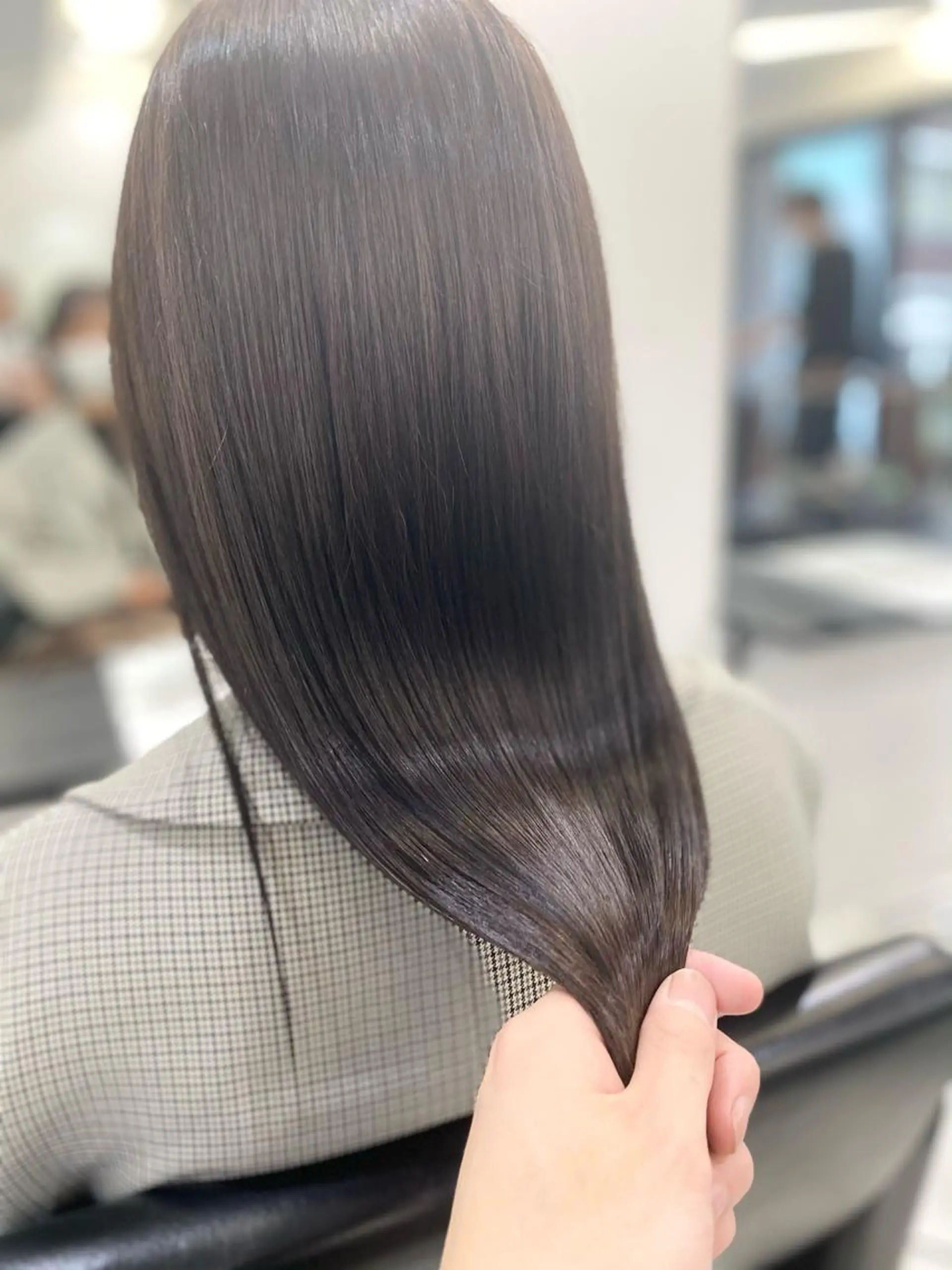 ロング カラー ベージュカラー グレージュ ラベンダーカラー ラベンダーグレージュ ラベンダーグレー opus 店長大和 レイヤー/赤み消しのヘアスタイル