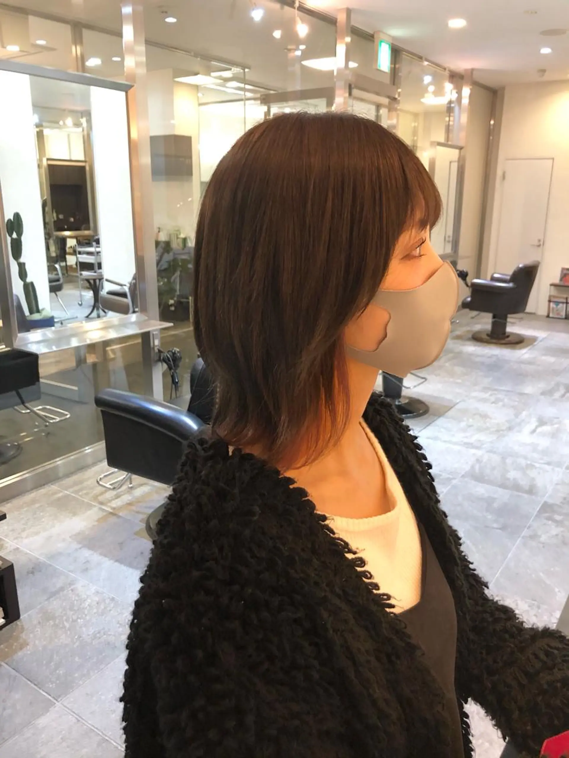 ミディアム ピンクラベンダー キノシタ ナオユキのヘアスタイル