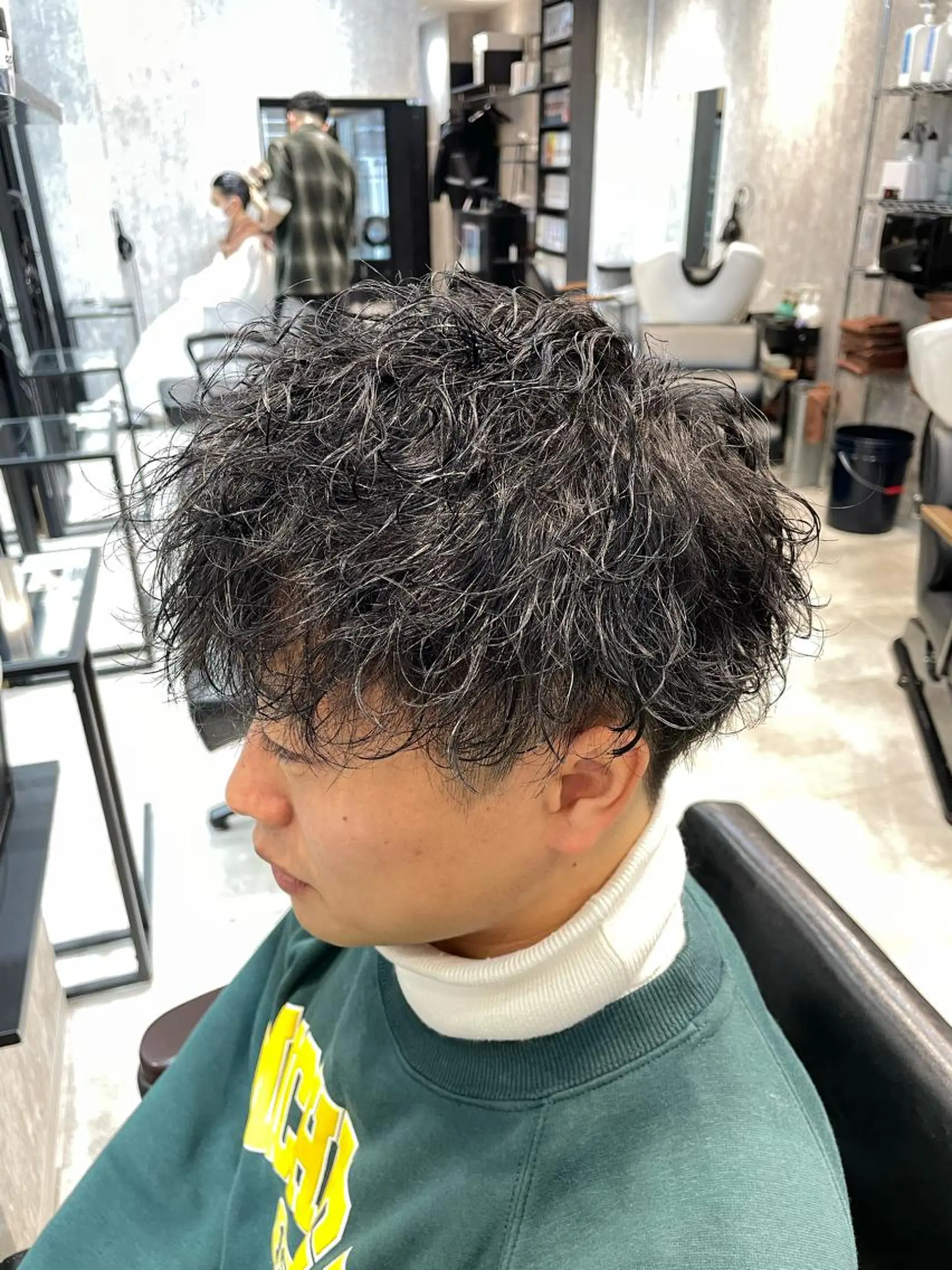 ショート カラー パーマ メンズ 🔥メンズ超特化🔥 青木海斗のヘアスタイル