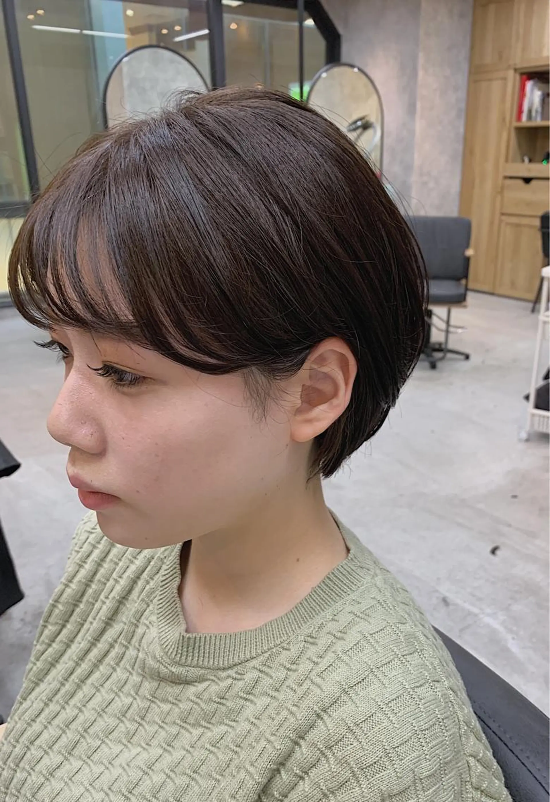 ショート カット ヘアカラー トリートメント 森 隆司のヘアスタイル