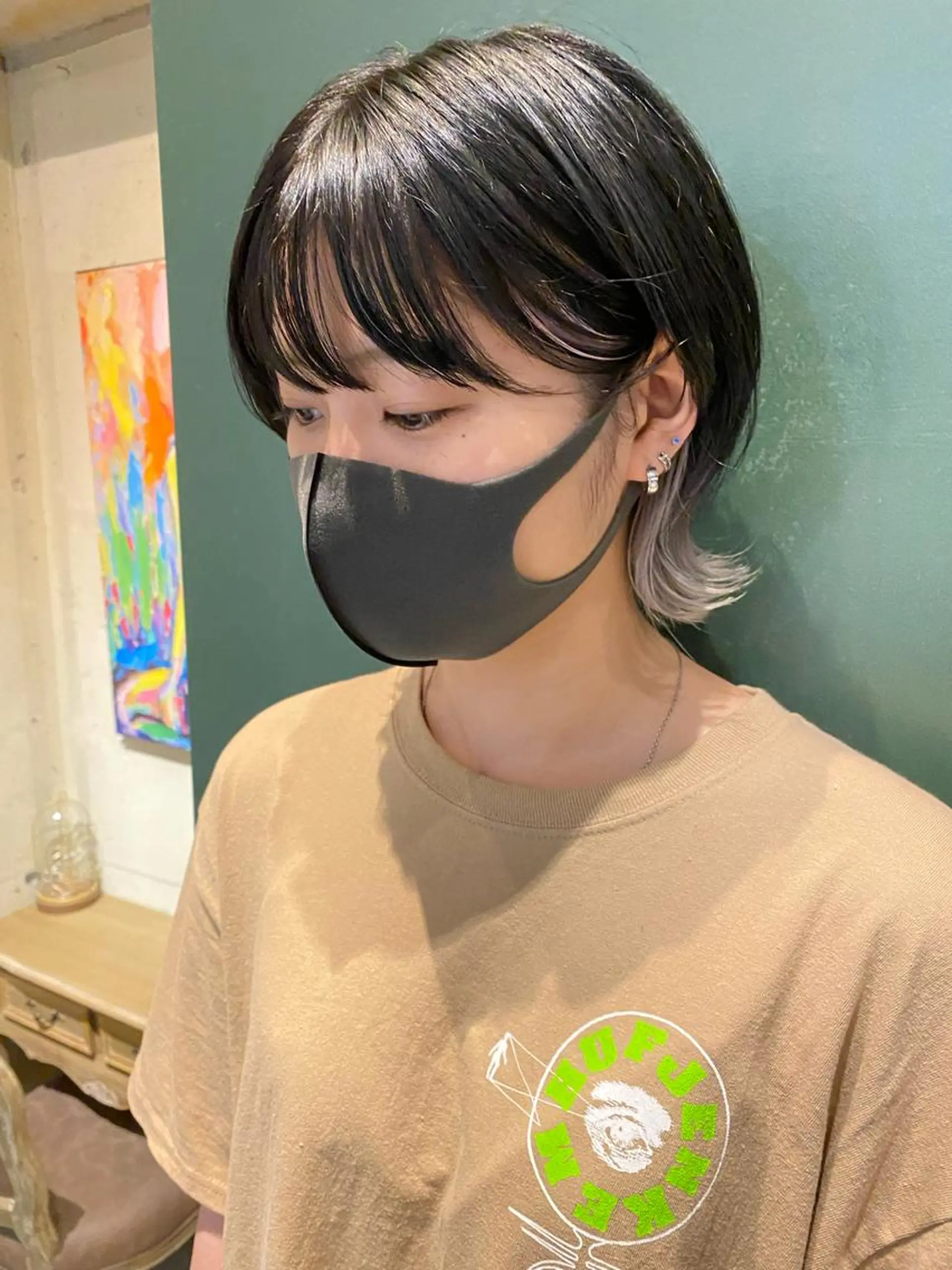 セミロング カラー ヘアアレンジ インナーカラー ウルフカット カット ヘアカラー TOPSTYLIST 🇬🇧JIMMYのヘアスタイル