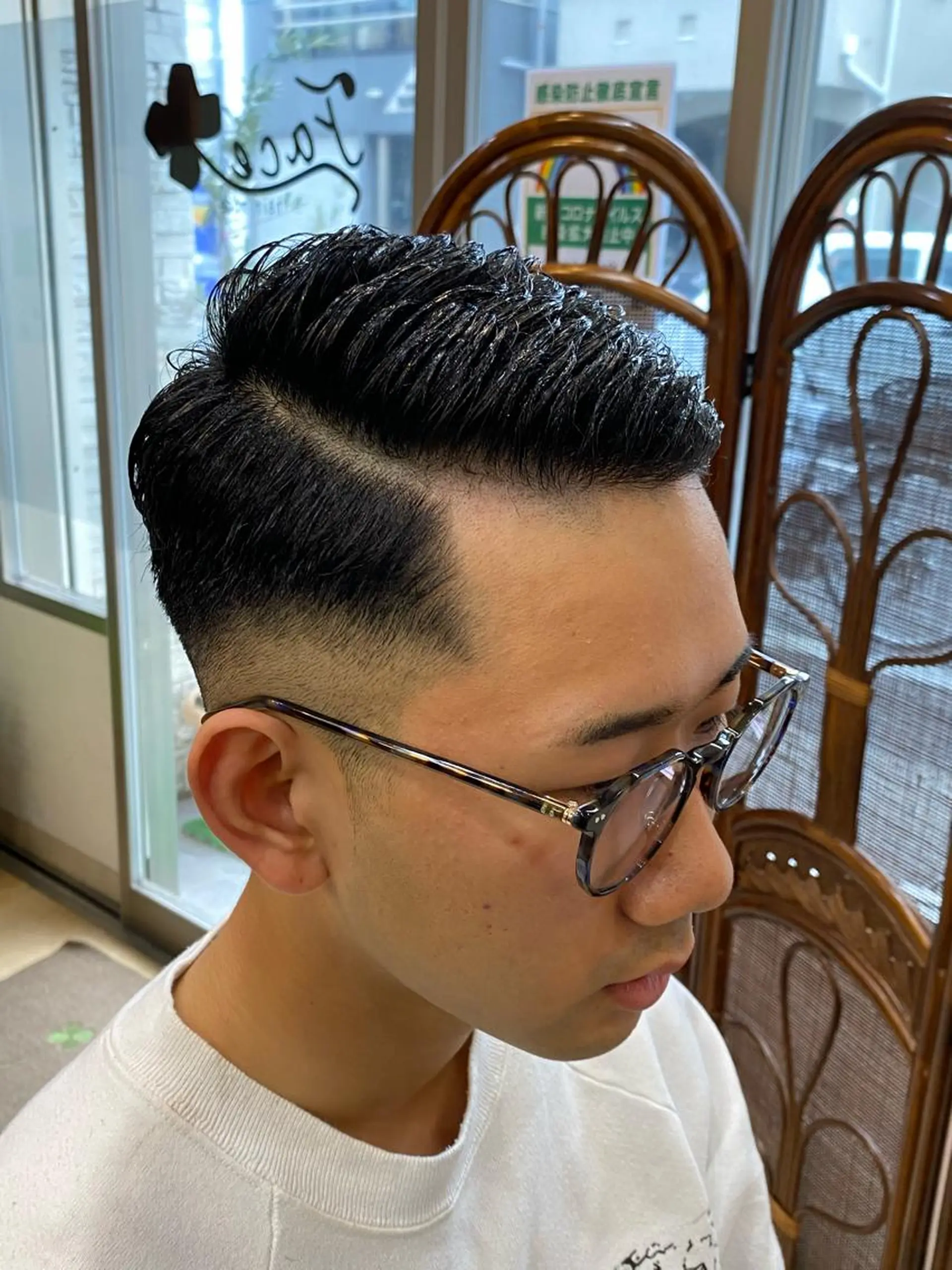 ショート メンズ 浅見 天翔のヘアスタイル