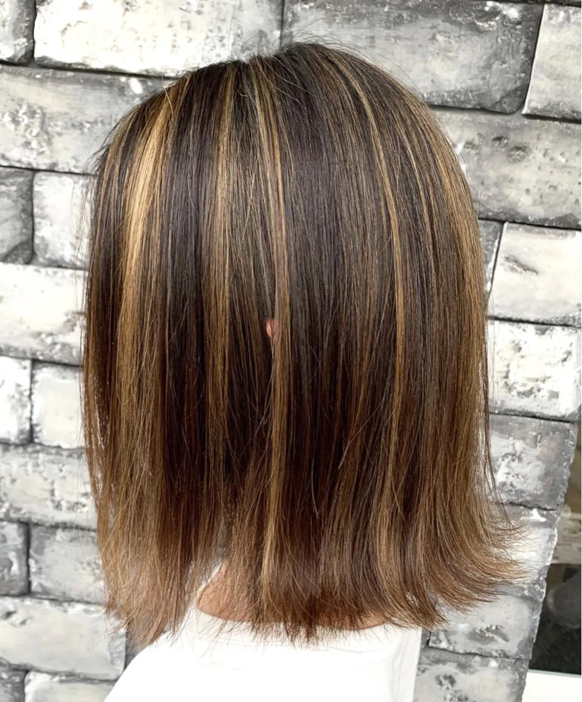 ミディアム 3Dハイライト ハイライト ヘアカラー トリートメント ヘアセット ❤️千葉県代表❤️ 店長❤️柿本翔一朗のヘアスタイル