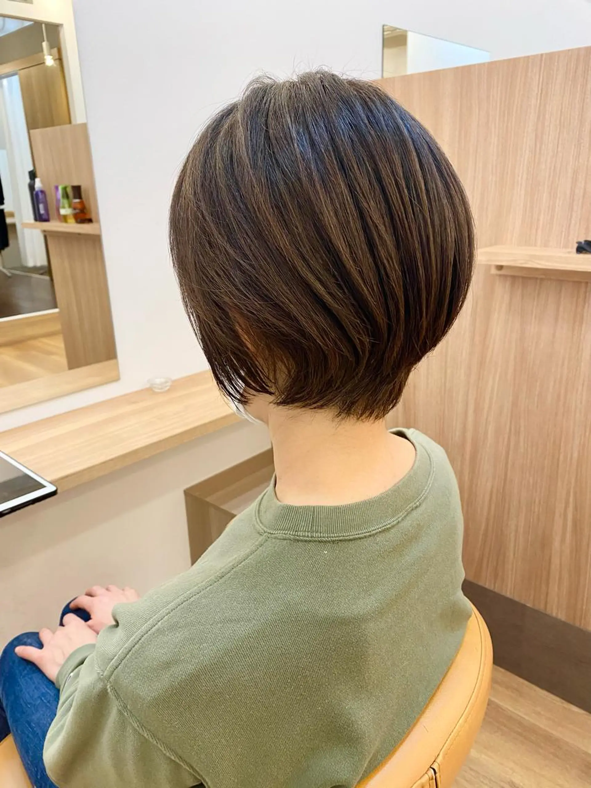 ショート ショートボブ ボブ ショートヘア トリートメント 林 瑠夏のヘアスタイル