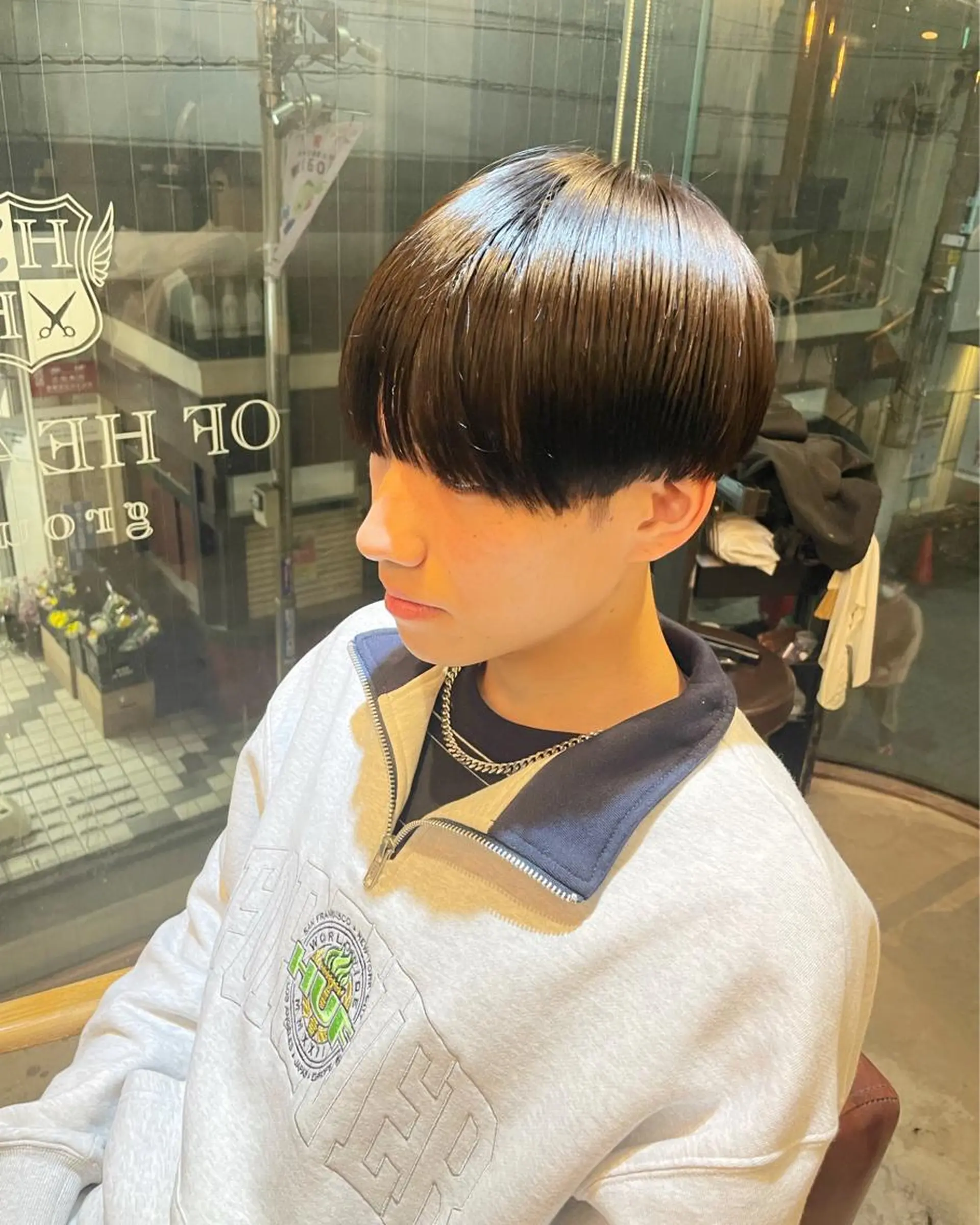 ショート カラー メンズ Levi所属・梶山 真緒のヘアスタイル