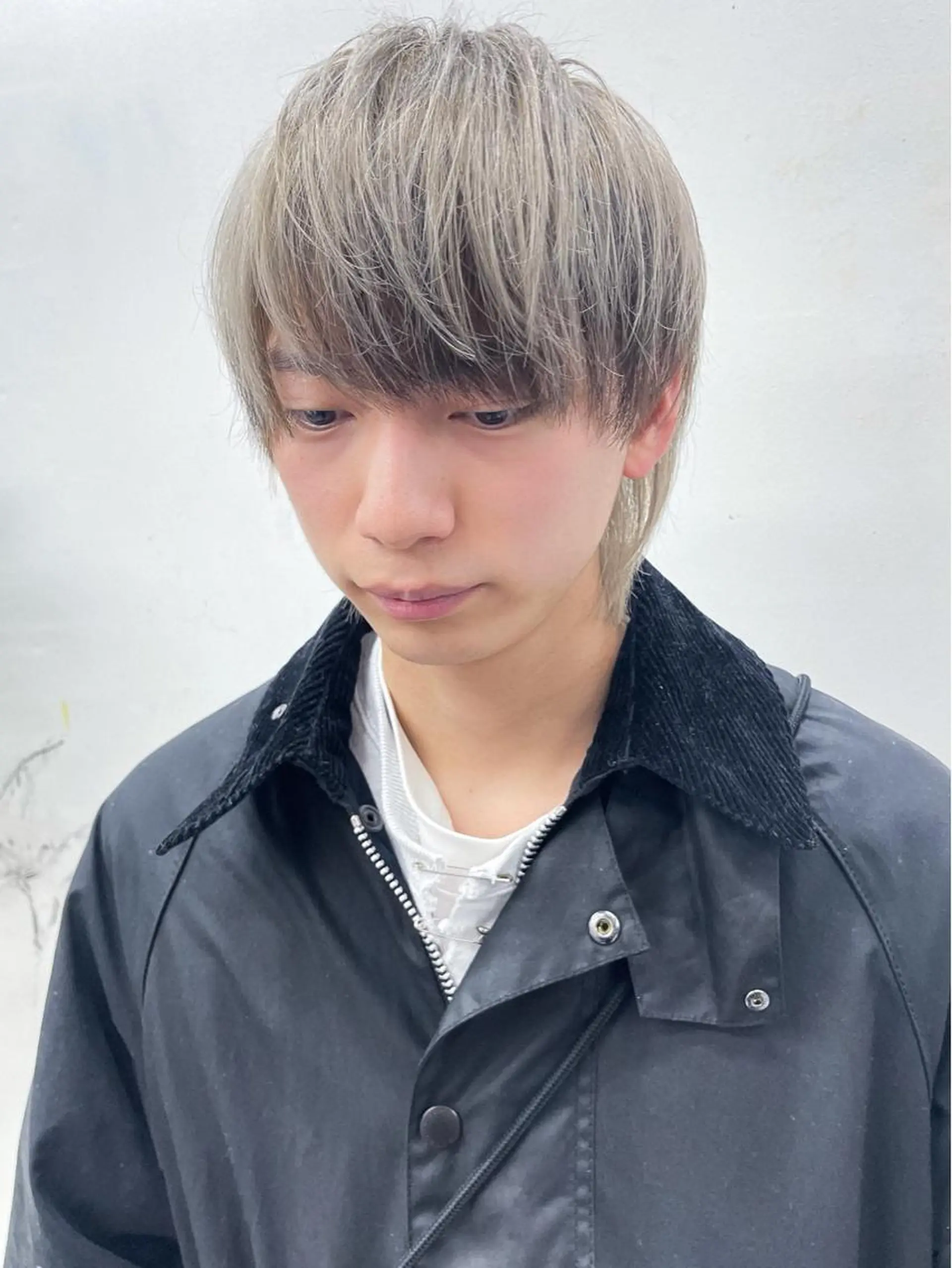 カラー メンズ メンズウルフカット ウルフカット カット ヘアカラー 森本裕/オーナー/ スパイラルパーマのヘアスタイル