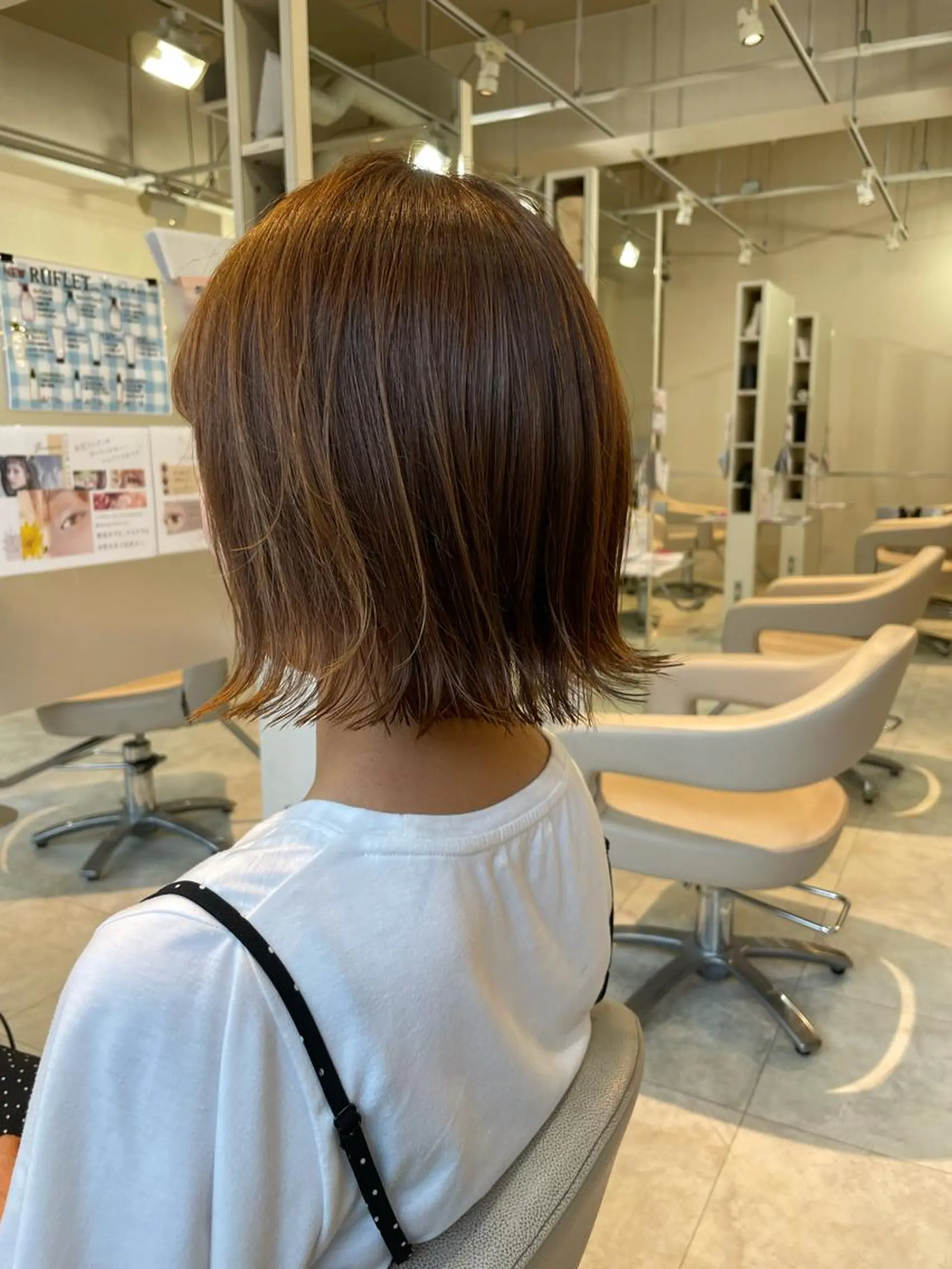 ショート 切りっぱなしボブ ボブ 本田 卓也のヘアスタイル