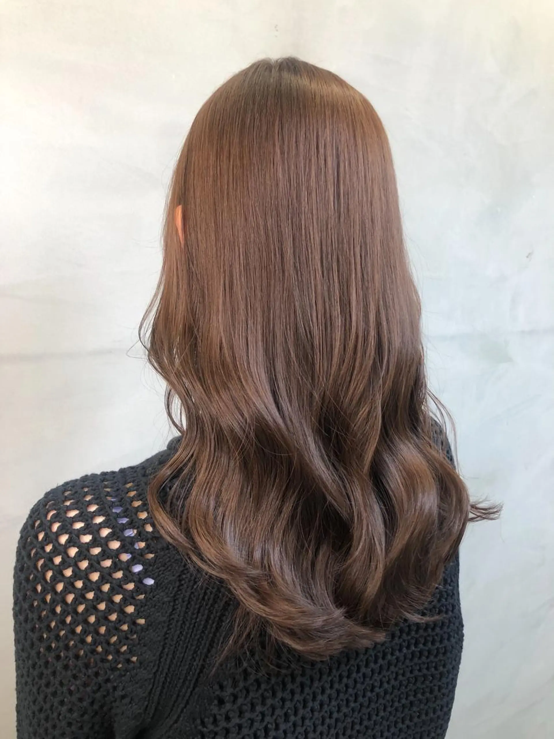 セミロング カラー カット ヘアカラー トリートメント マンツーマン／韓国 ヘア‎Amiのヘアスタイル