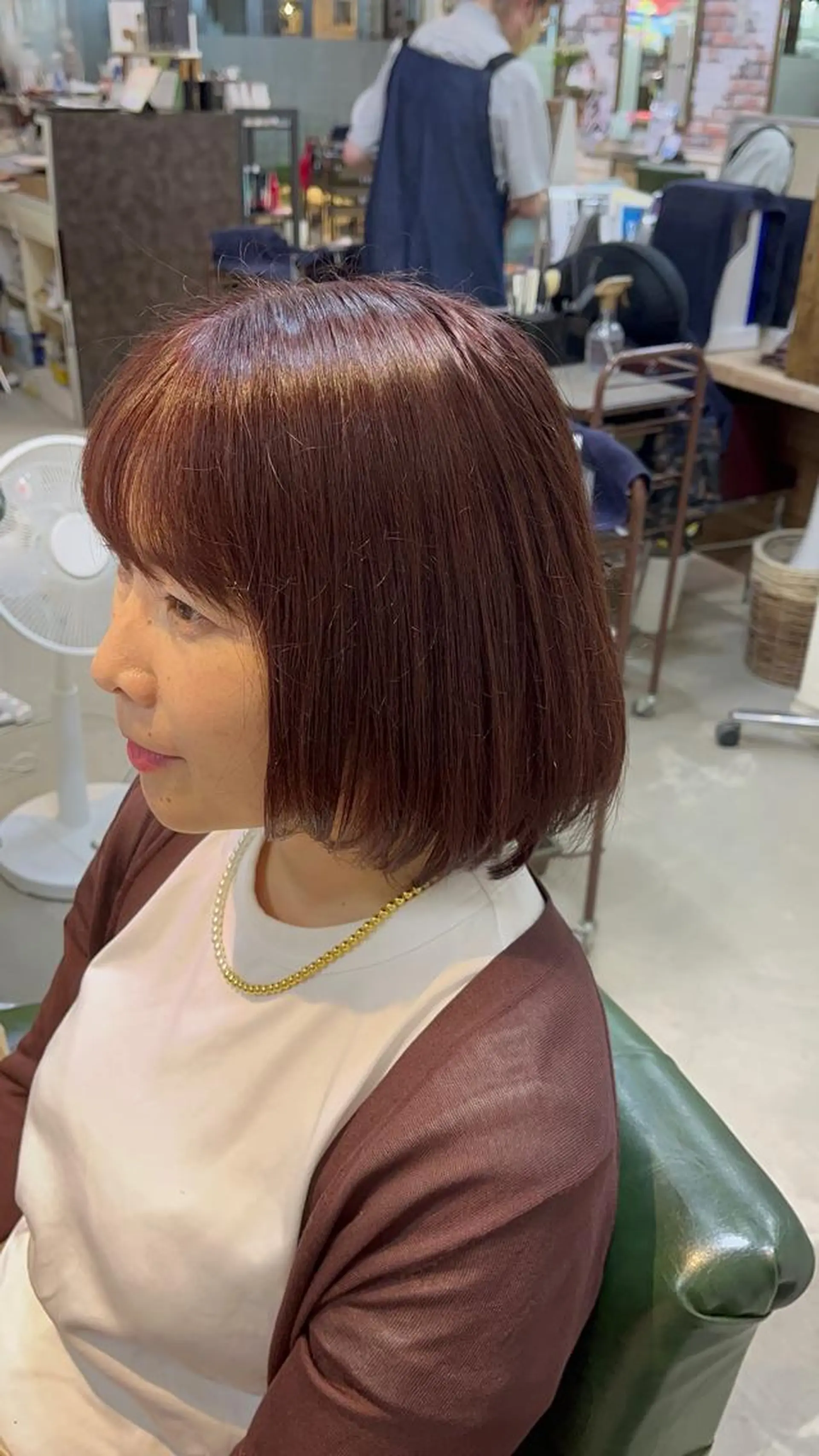 ミディアム レッドブラウン Fuse/Sato Shiyuu🐈‍⬛のヘアスタイル