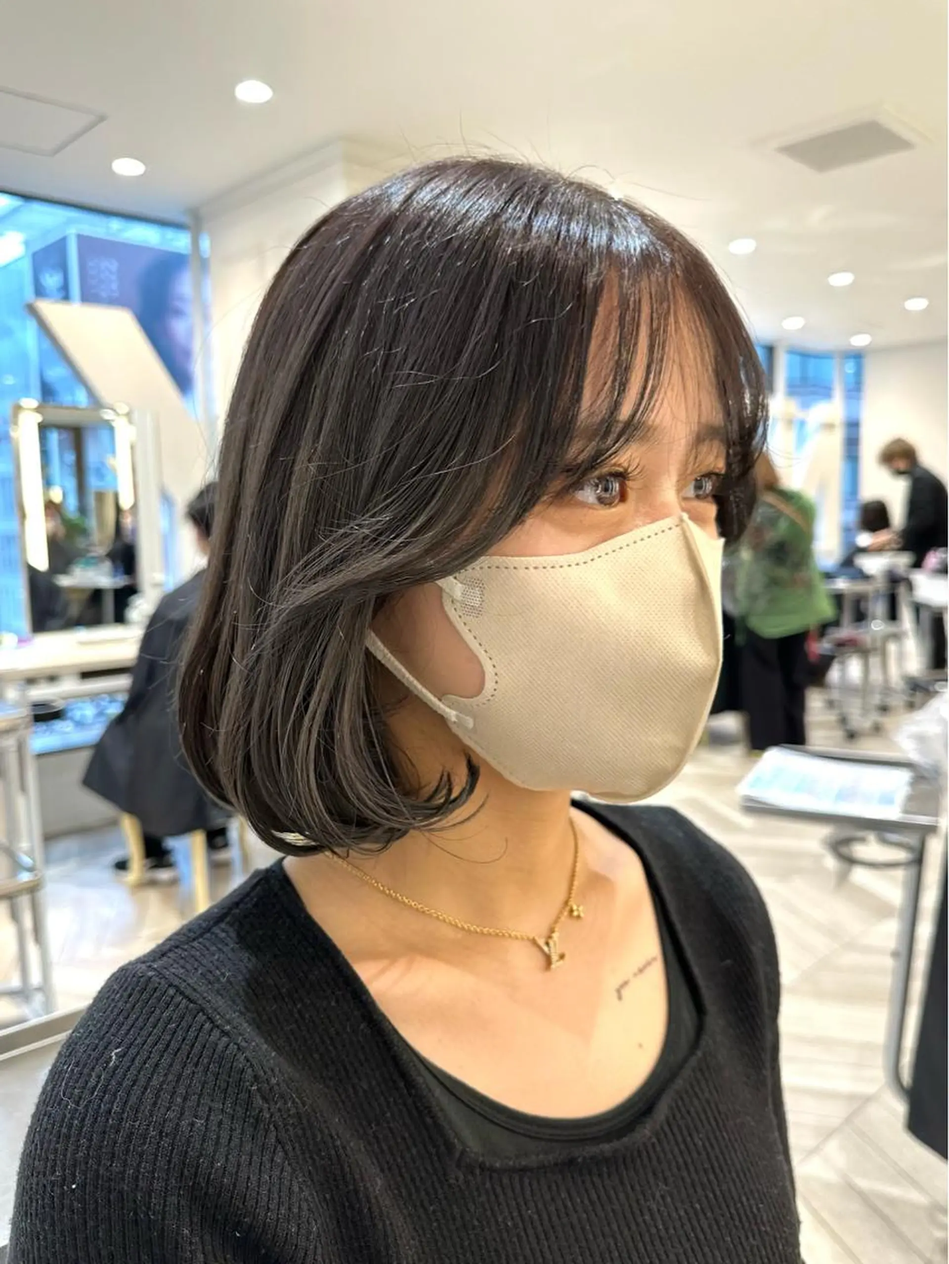 ミディアム 韓国ヘア 🇰🇷 RUKA 🩵🤍のヘアスタイル