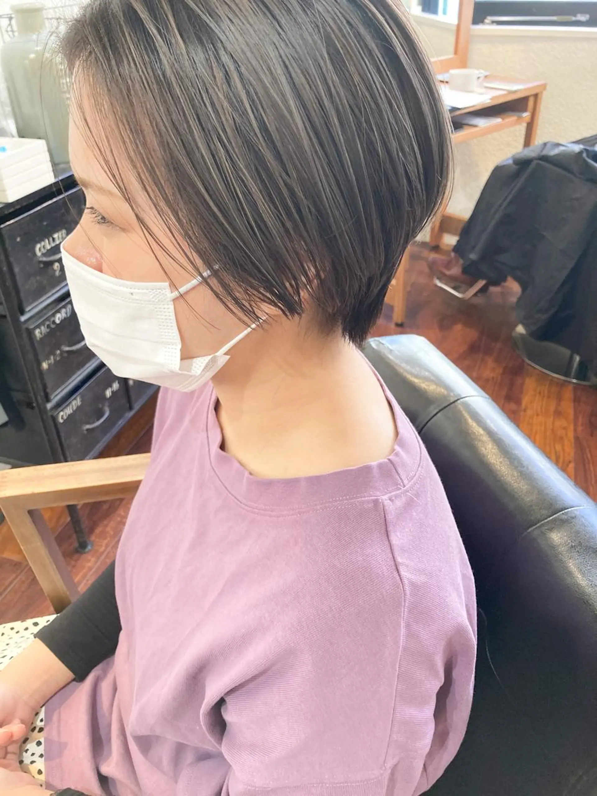 ショート カラー ブリーチ ショートヘア 小木曽智美 /ボブ/ショートのヘアスタイル