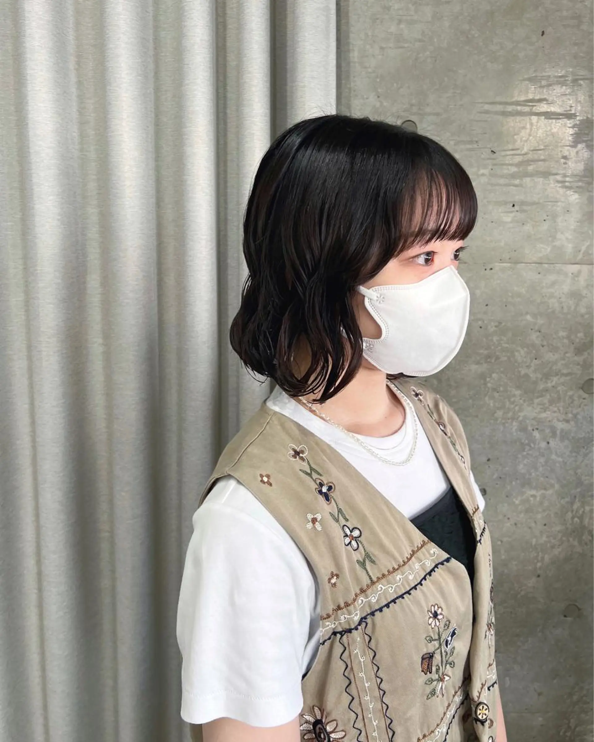 パーマ ボブパーマコテ巻き風 パーマNo1深江秀平のヘアスタイル