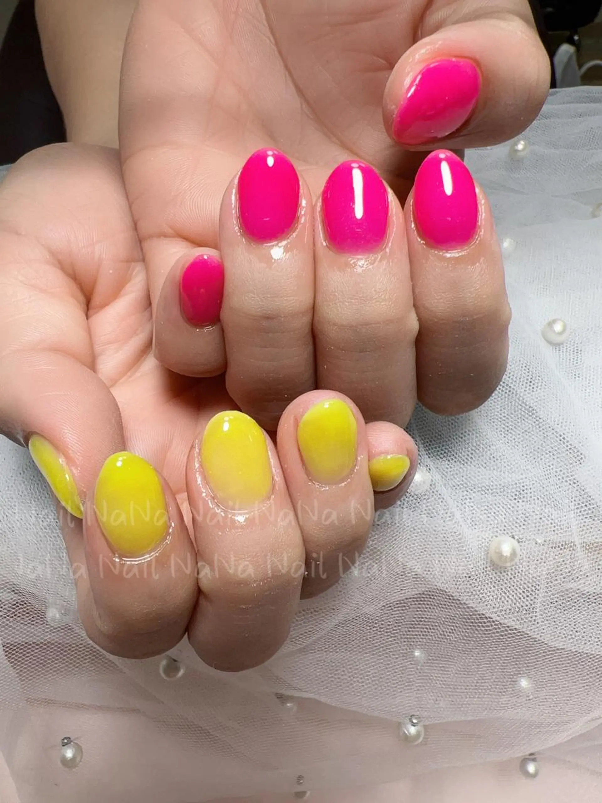 ショート カラー ネイル Nail NaNaのネイルデザイン