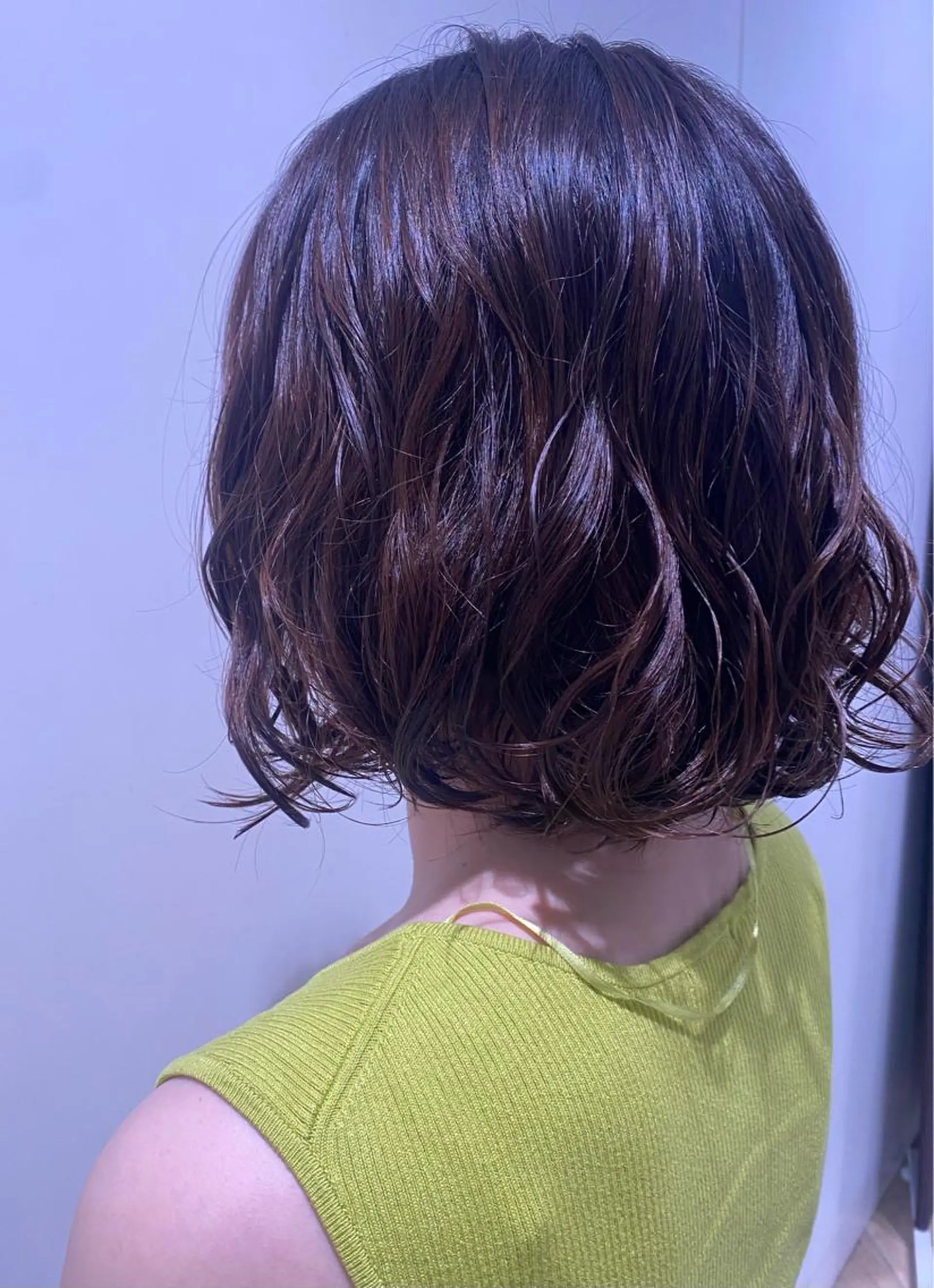 ショート パーマ ボブ 銀座/髪質改善/韓国 カラー🍓原田侑依のヘアスタイル